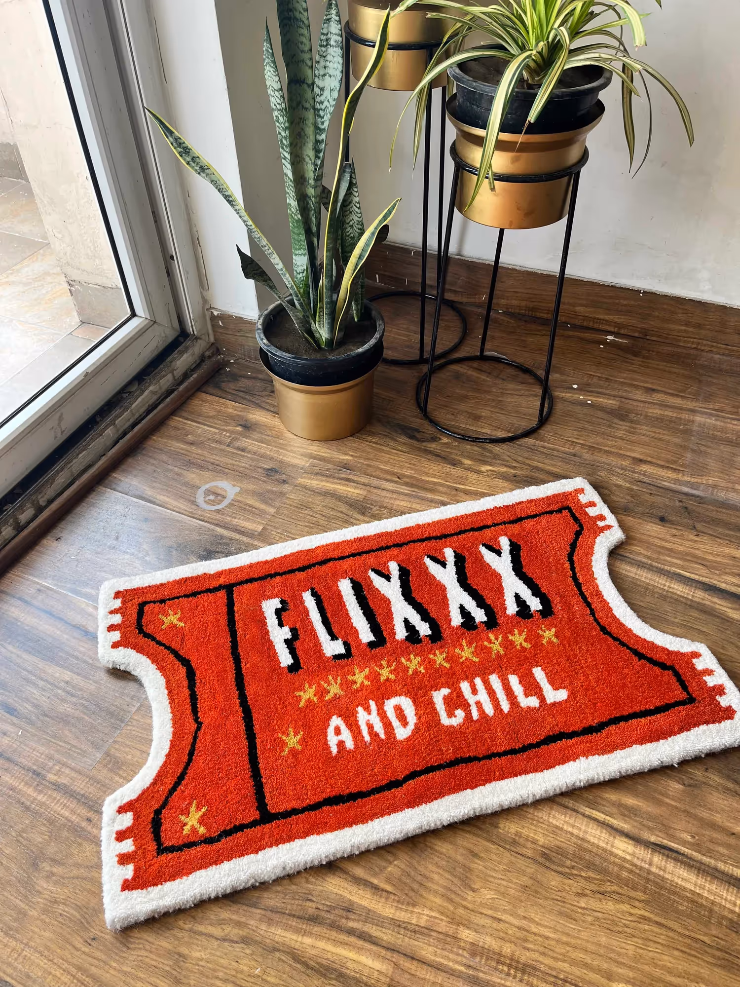 Flixxx & Chill Inspired Hand Tufted Rug image 1