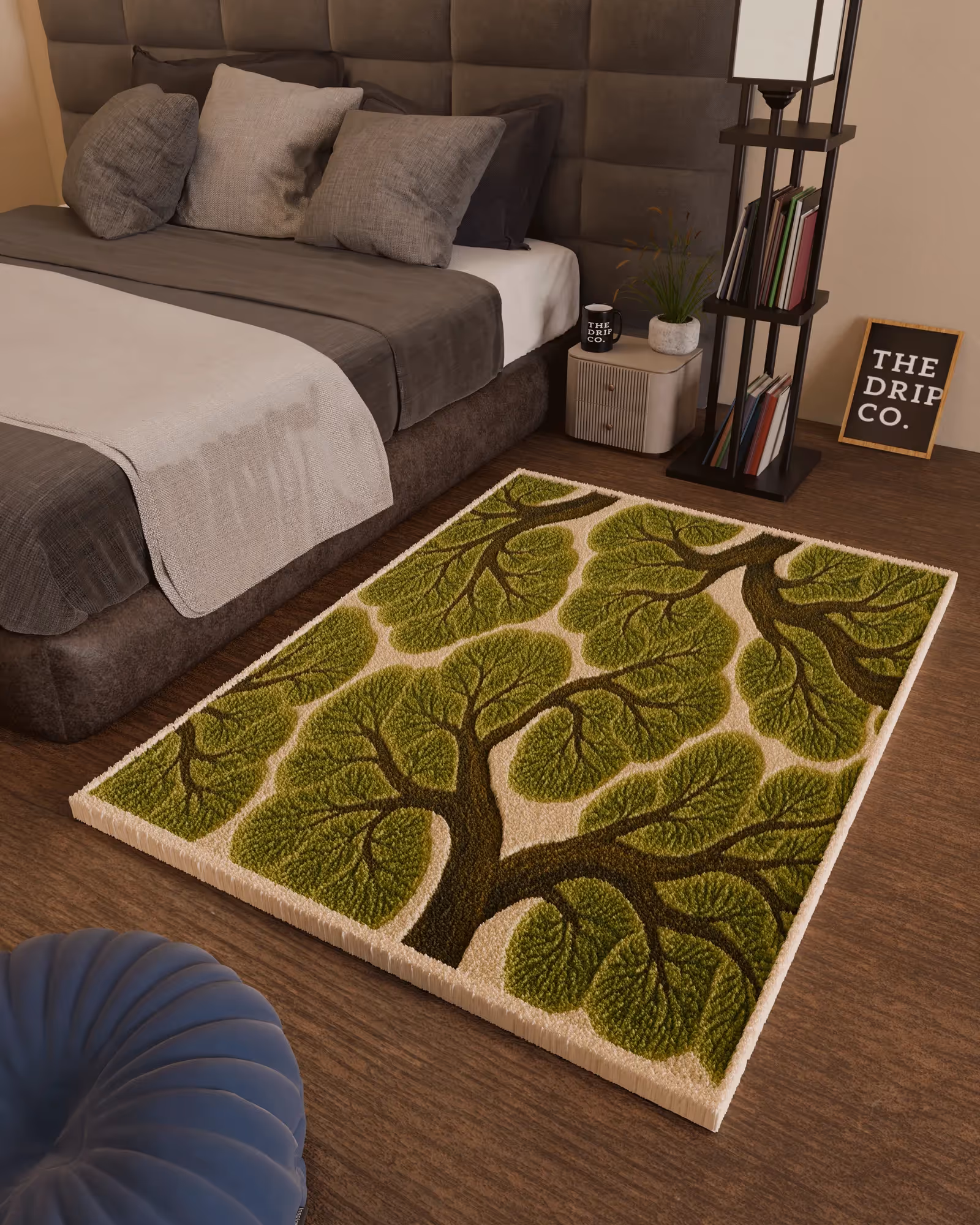 Forest Trees Emotion Hand Tufted Rug  image 2