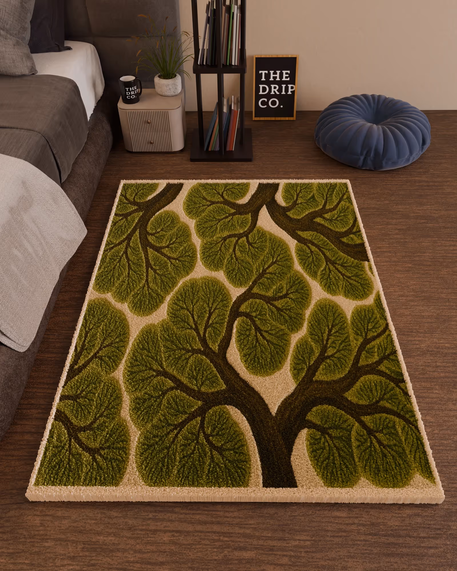 Forest Trees Emotion Hand Tufted Rug  image 3