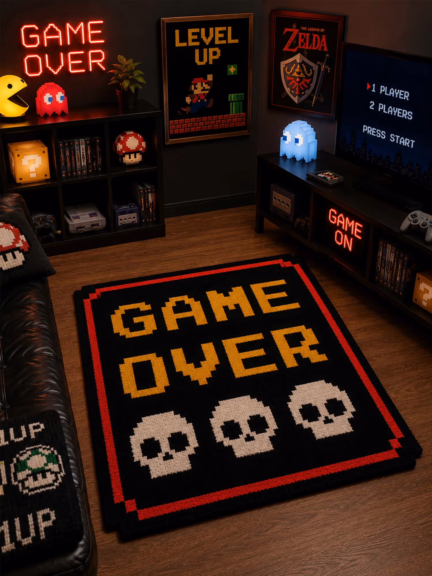 Game Over Hand Tufted Rug image 1