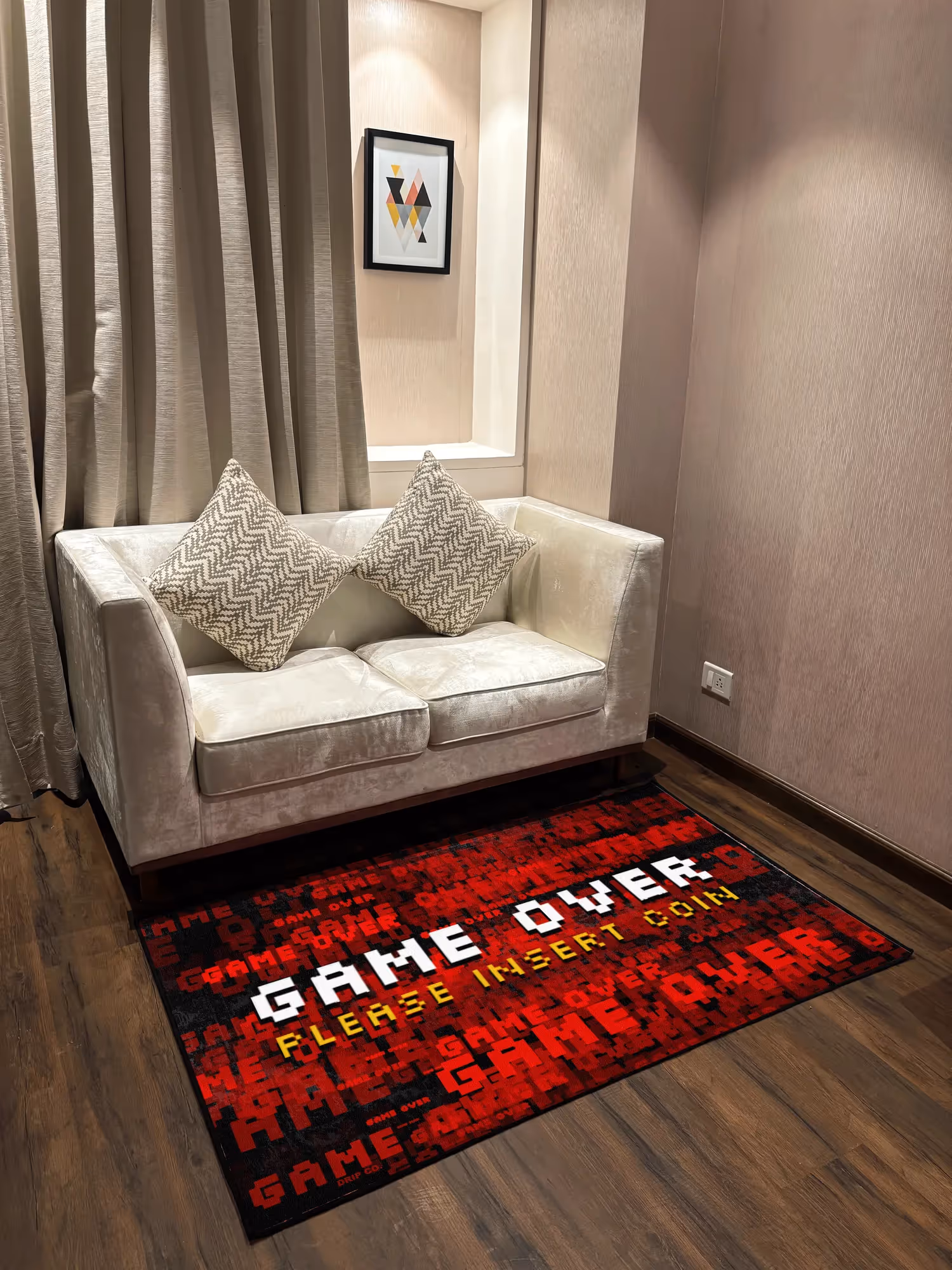Game Over Washable Rug image 1