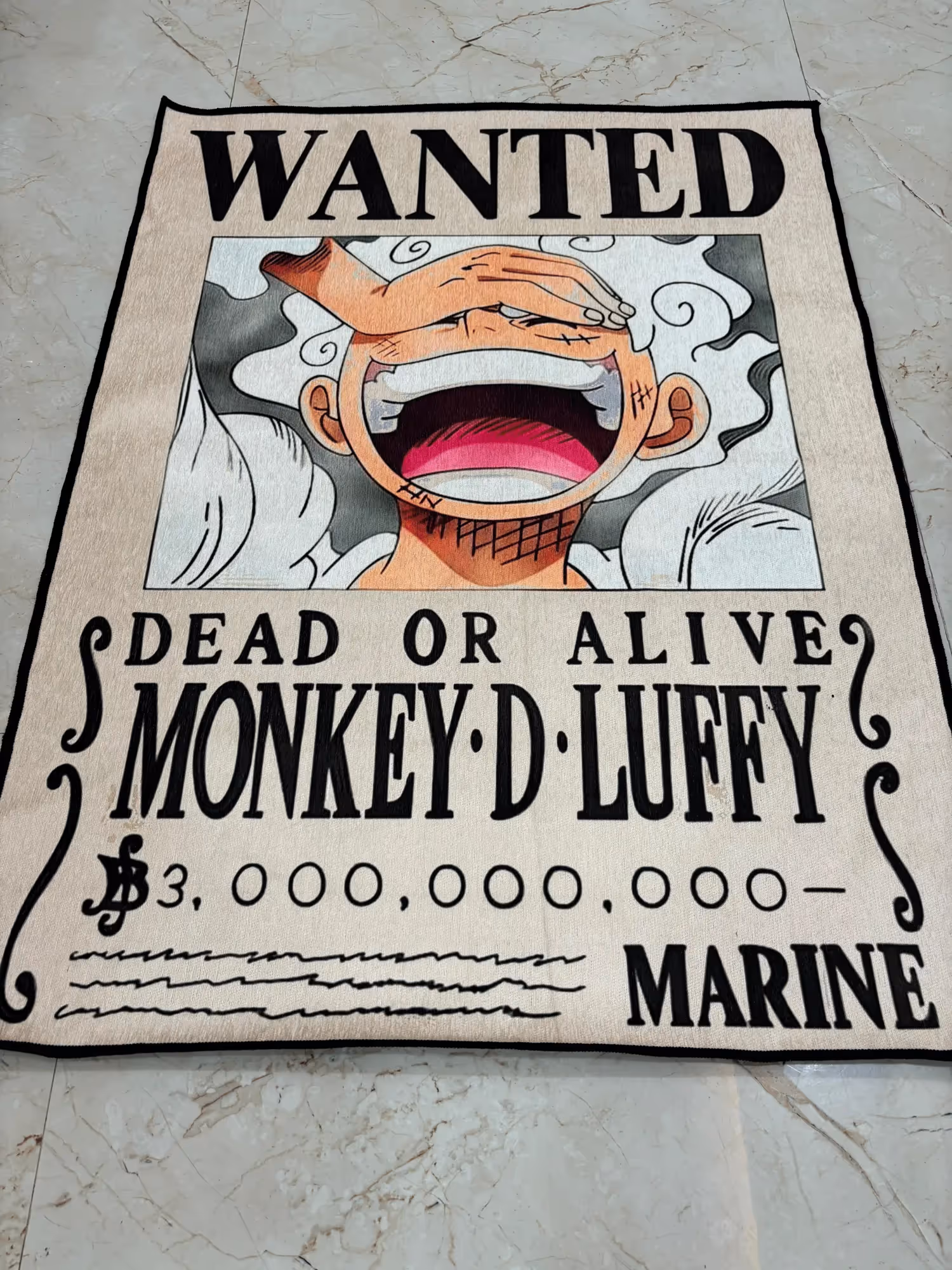Gear 5 Wanted Printed Washable Rug image 2