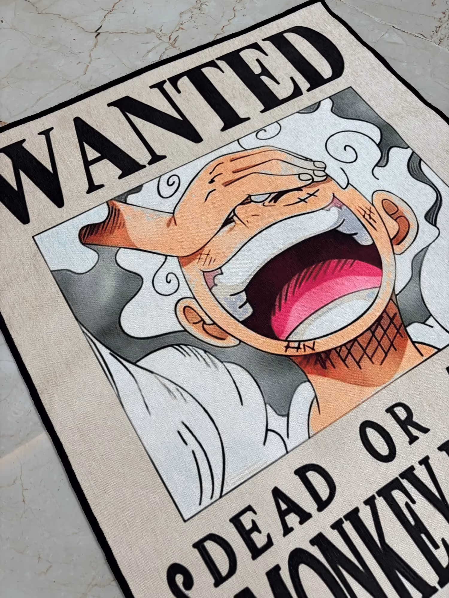 Gear 5 Wanted Printed Washable Rug image 5