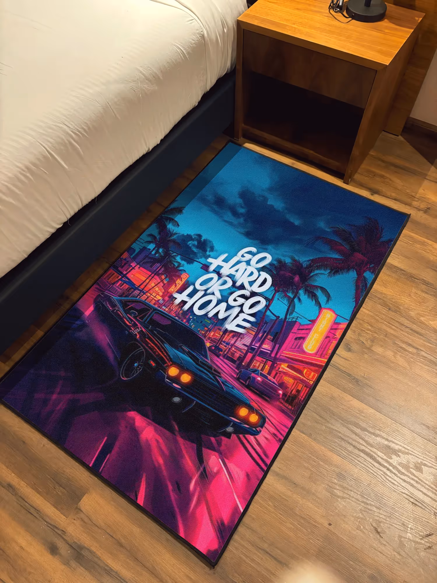 Go Hard Or Go Home Washable Rug image 1