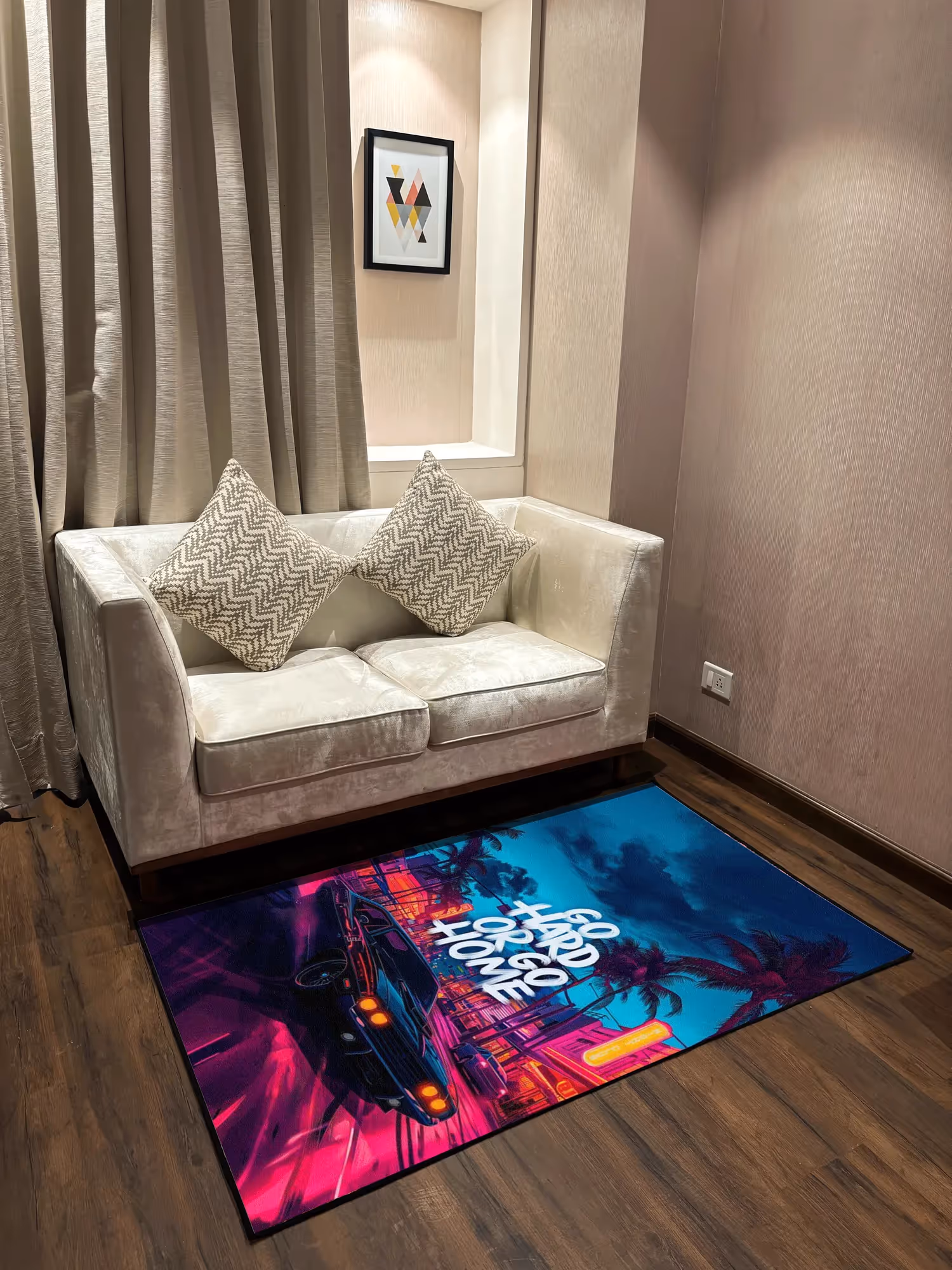 Go Hard Or Go Home Washable Rug image 2