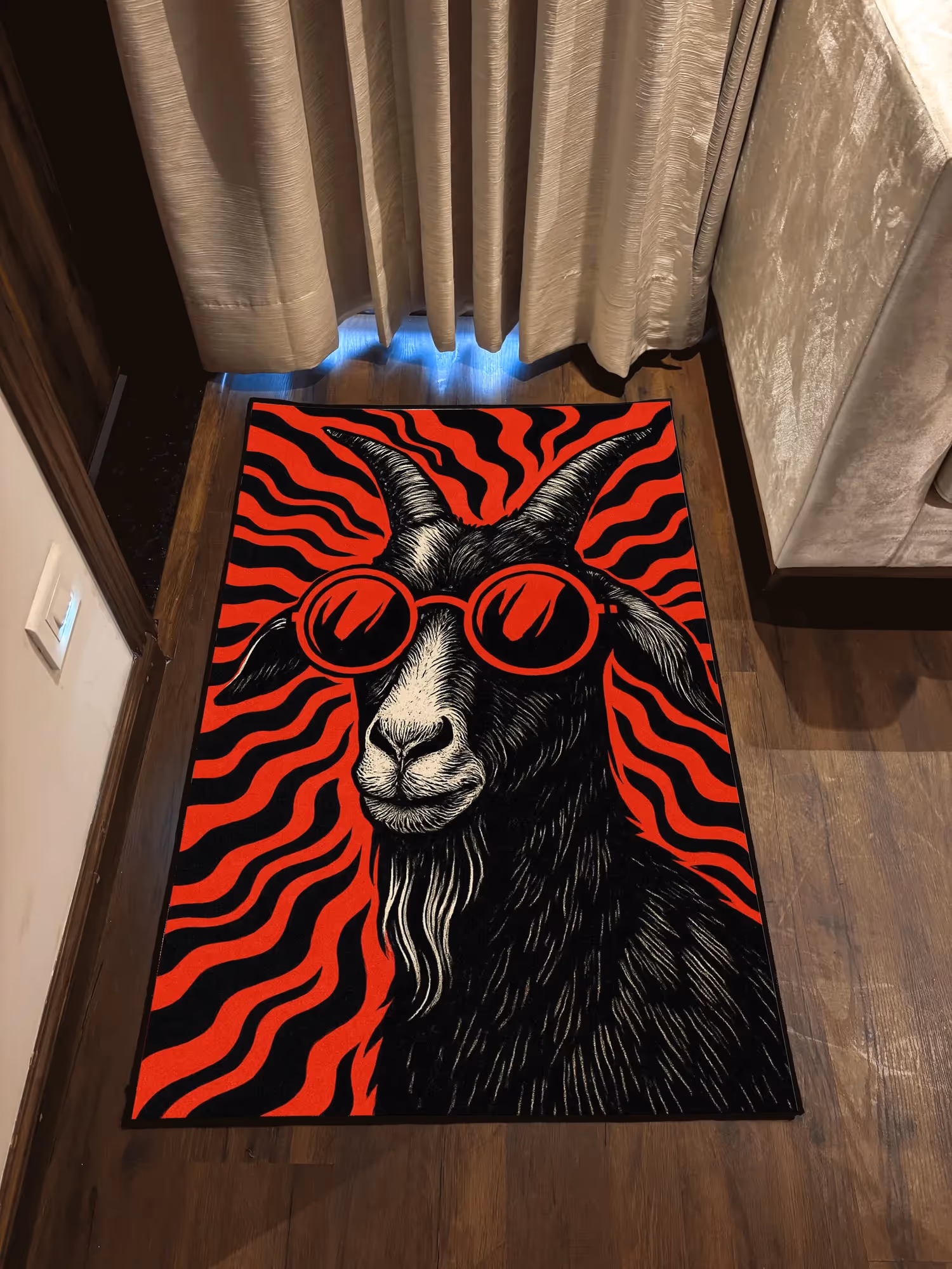 Goat Washable Rug image 1