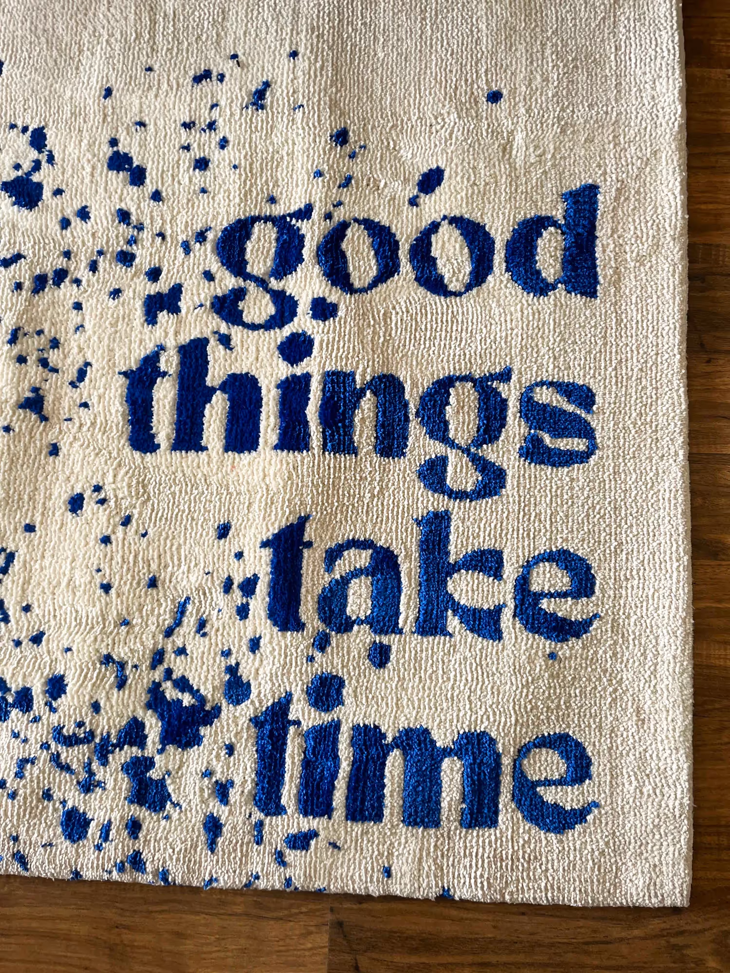 Good Things Take Time Rug image 3