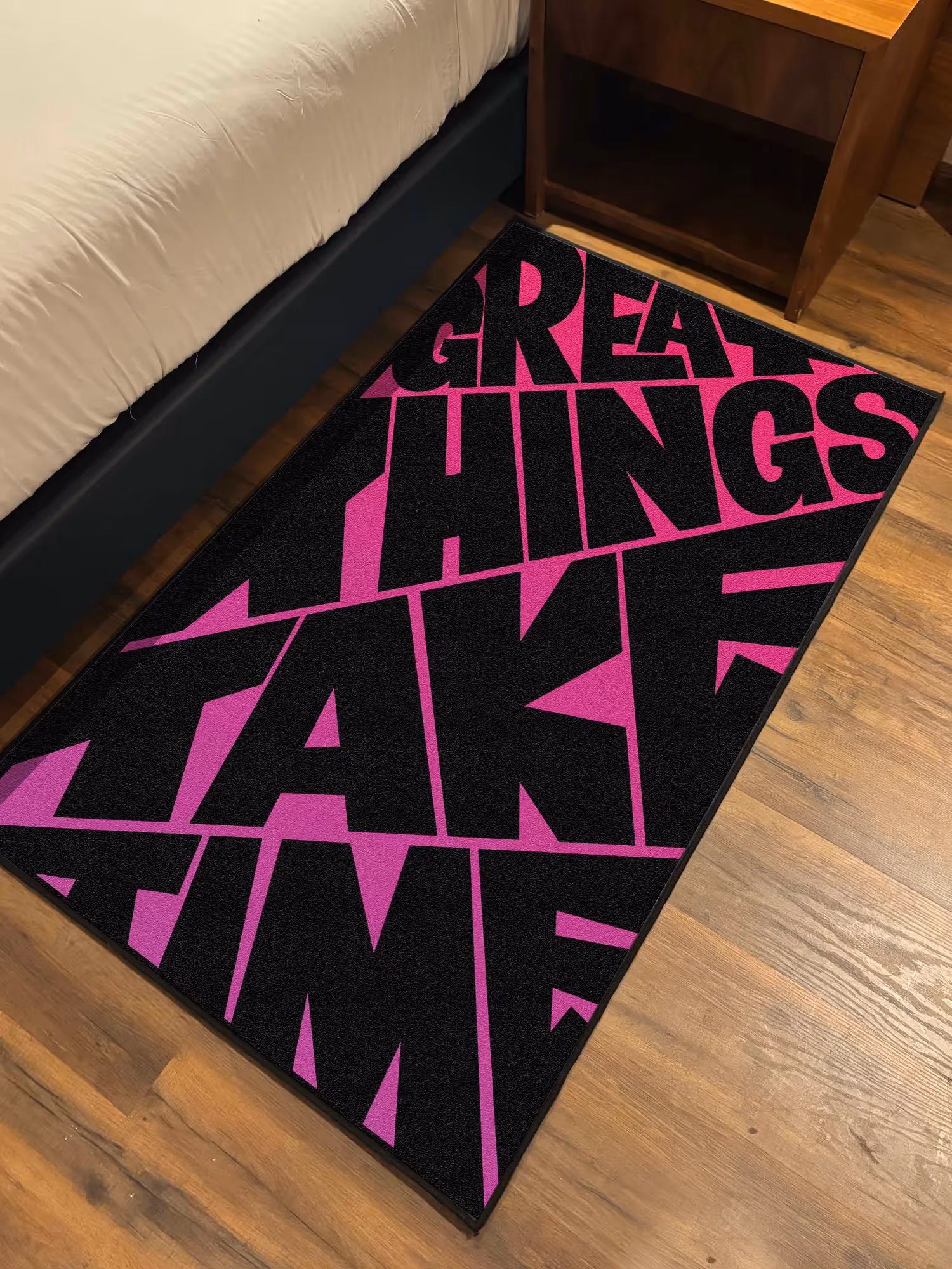 Good Things Take Time Washable Rug  image 2