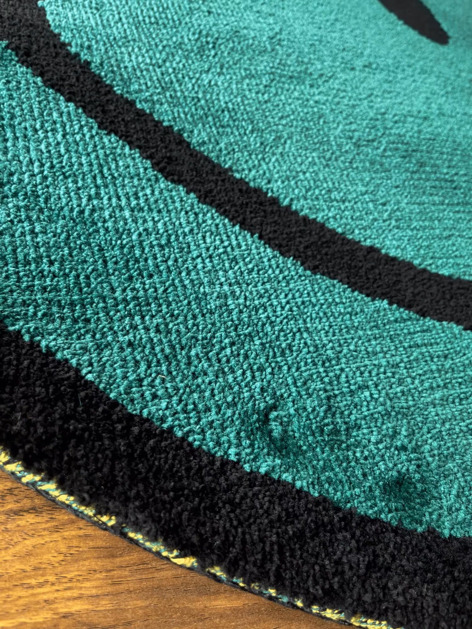 Green Smile Machine Tufted Rug image 3