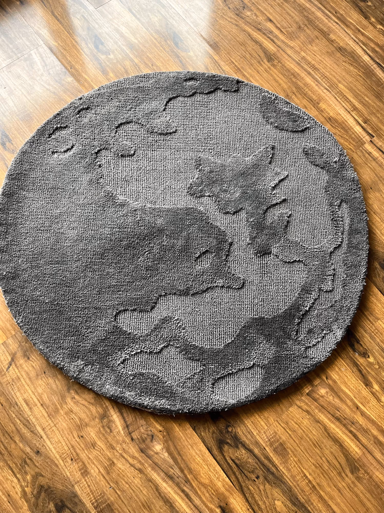 Grey Moon Machine Tufted Rug  image 2