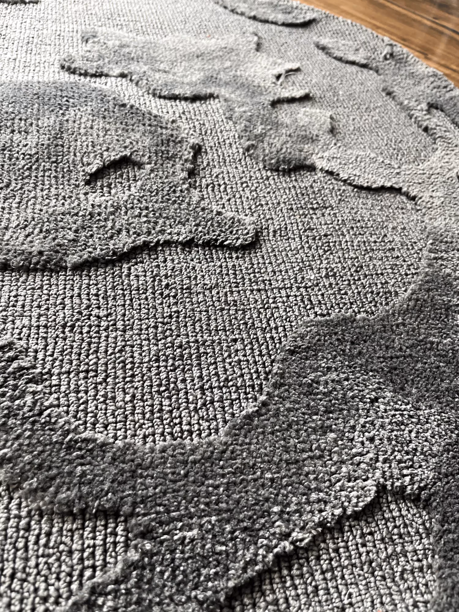 Grey Moon Machine Tufted Rug  image 3