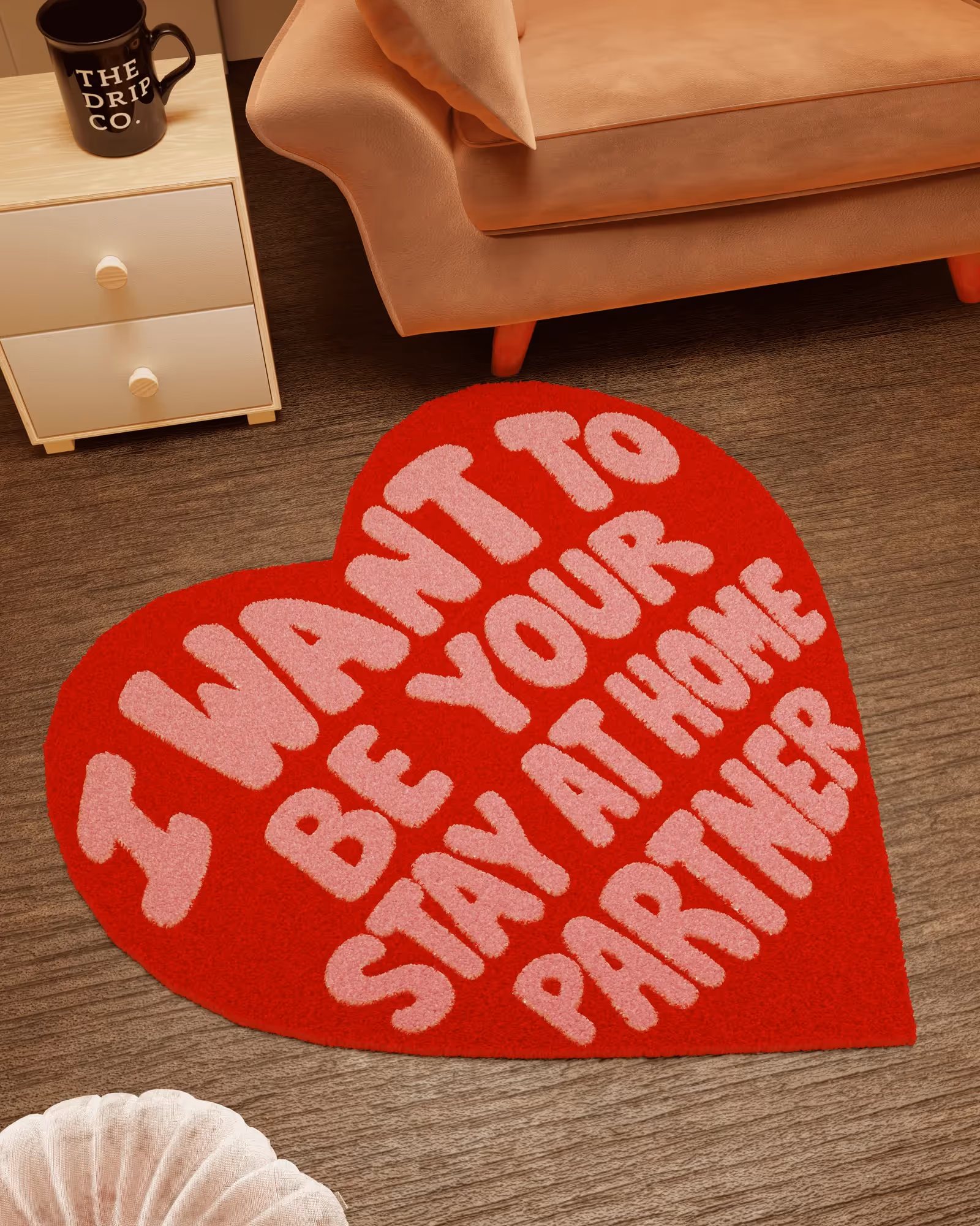 Heart Emotion Hand Tufted Rug image 3