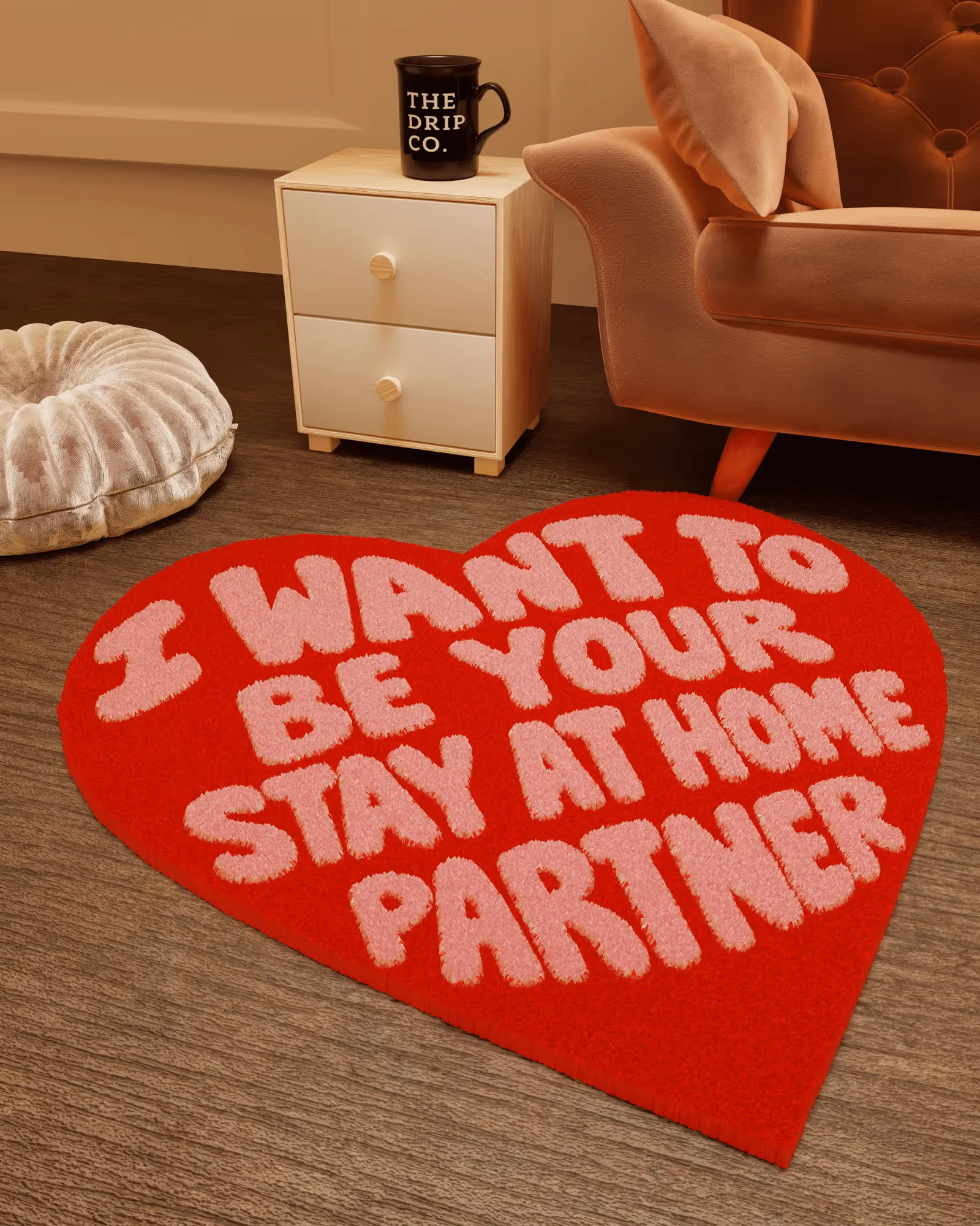 Heart Emotion Hand Tufted Rug image 4
