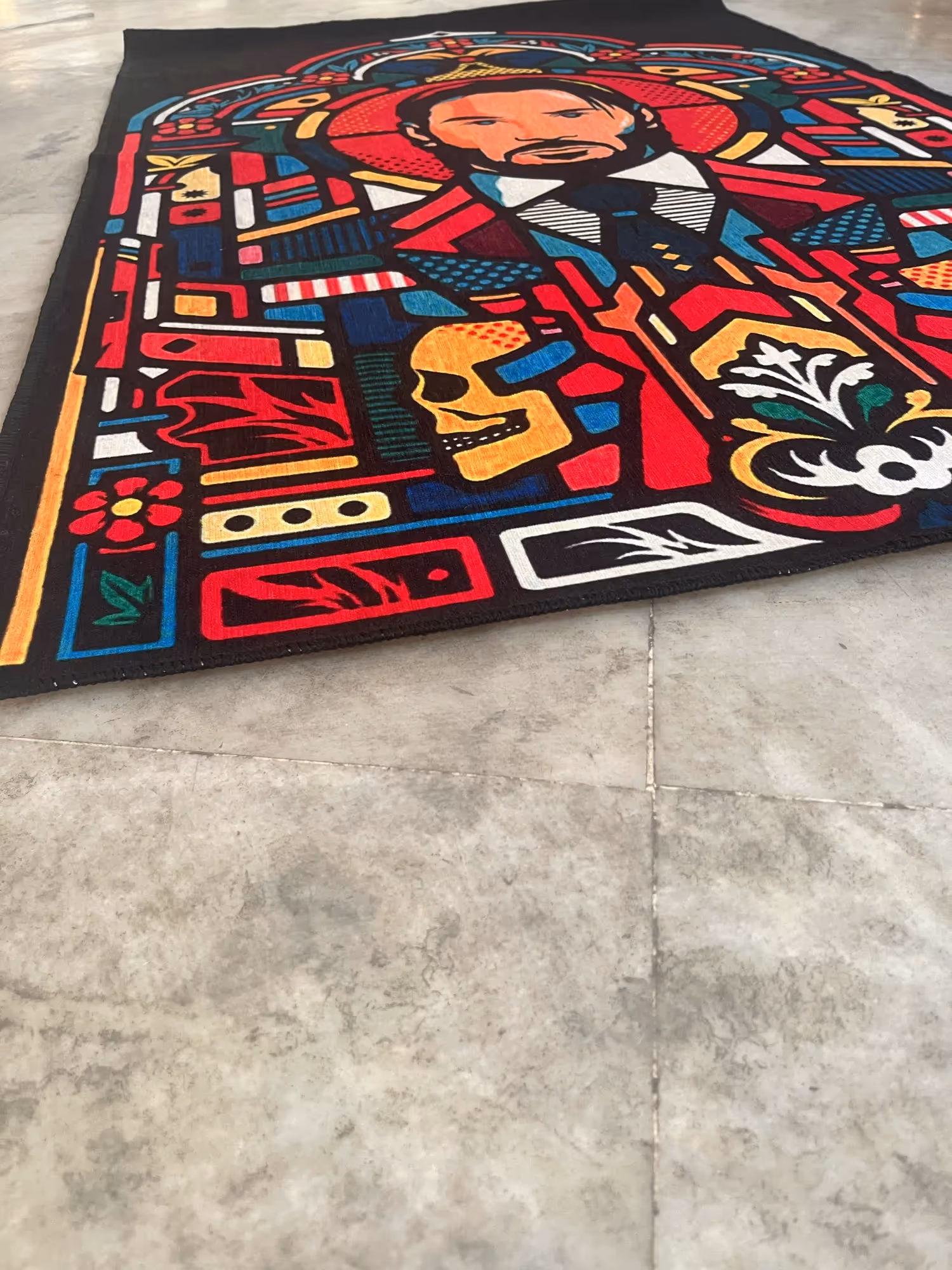 Keenu Reves Printed Washable Rug  image 2