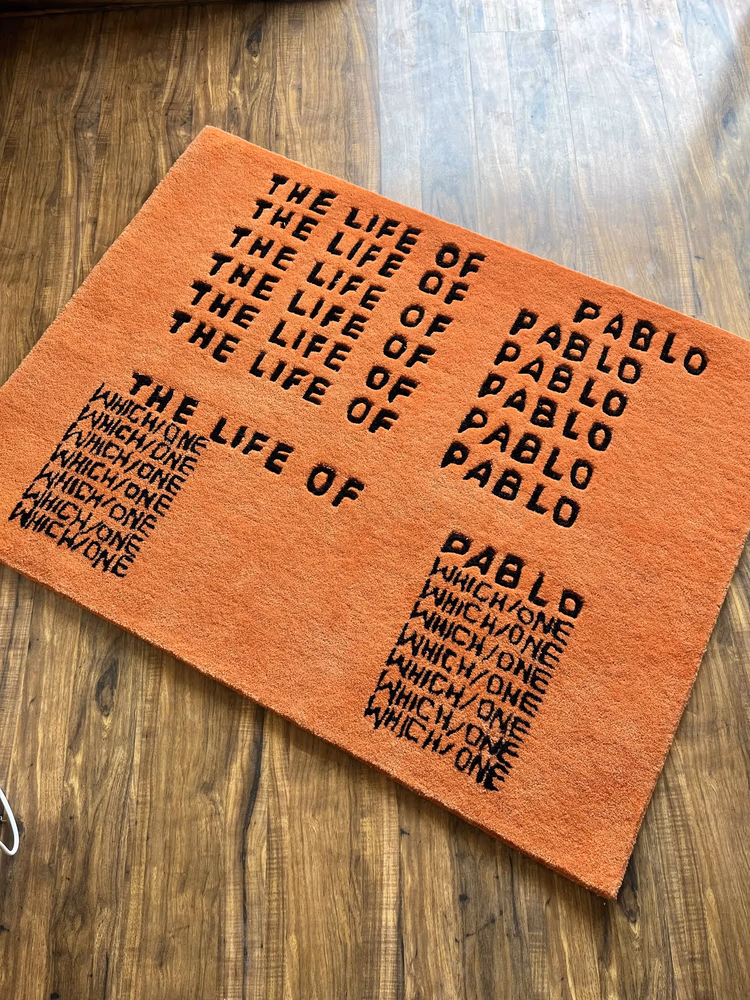 Life Of Pablo Album Art Rug image 1