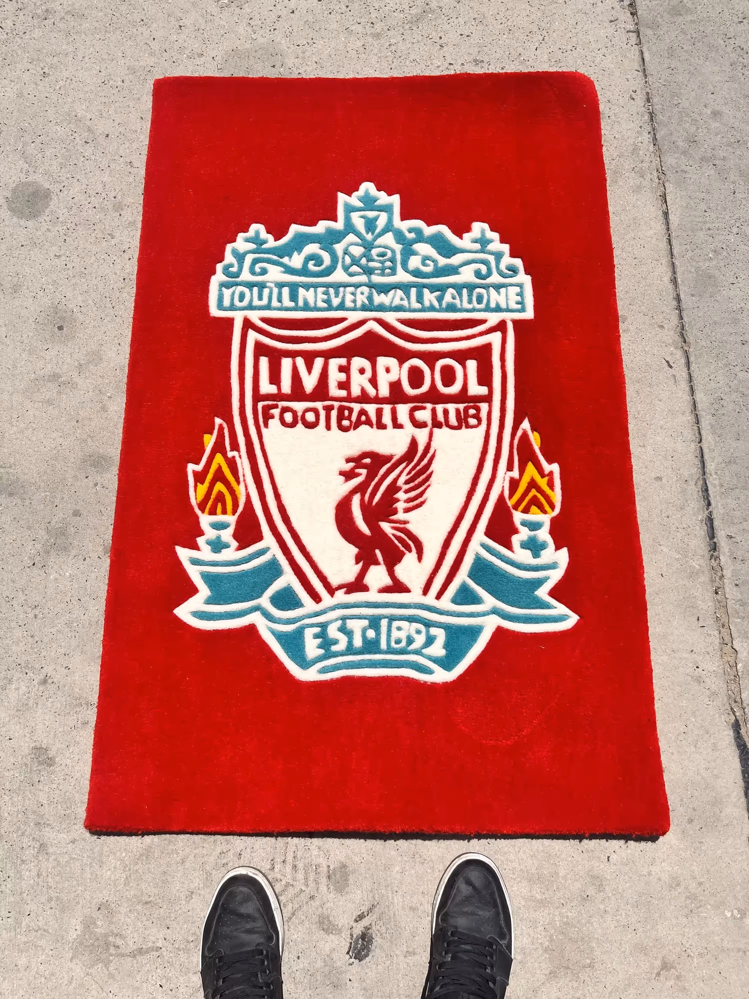 Liverpool Football Club Hand Tufted Rug image 1