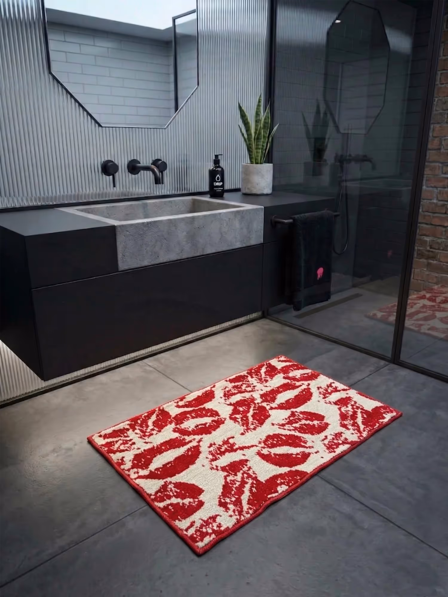 Lovers Paradise Bath Mat image 1