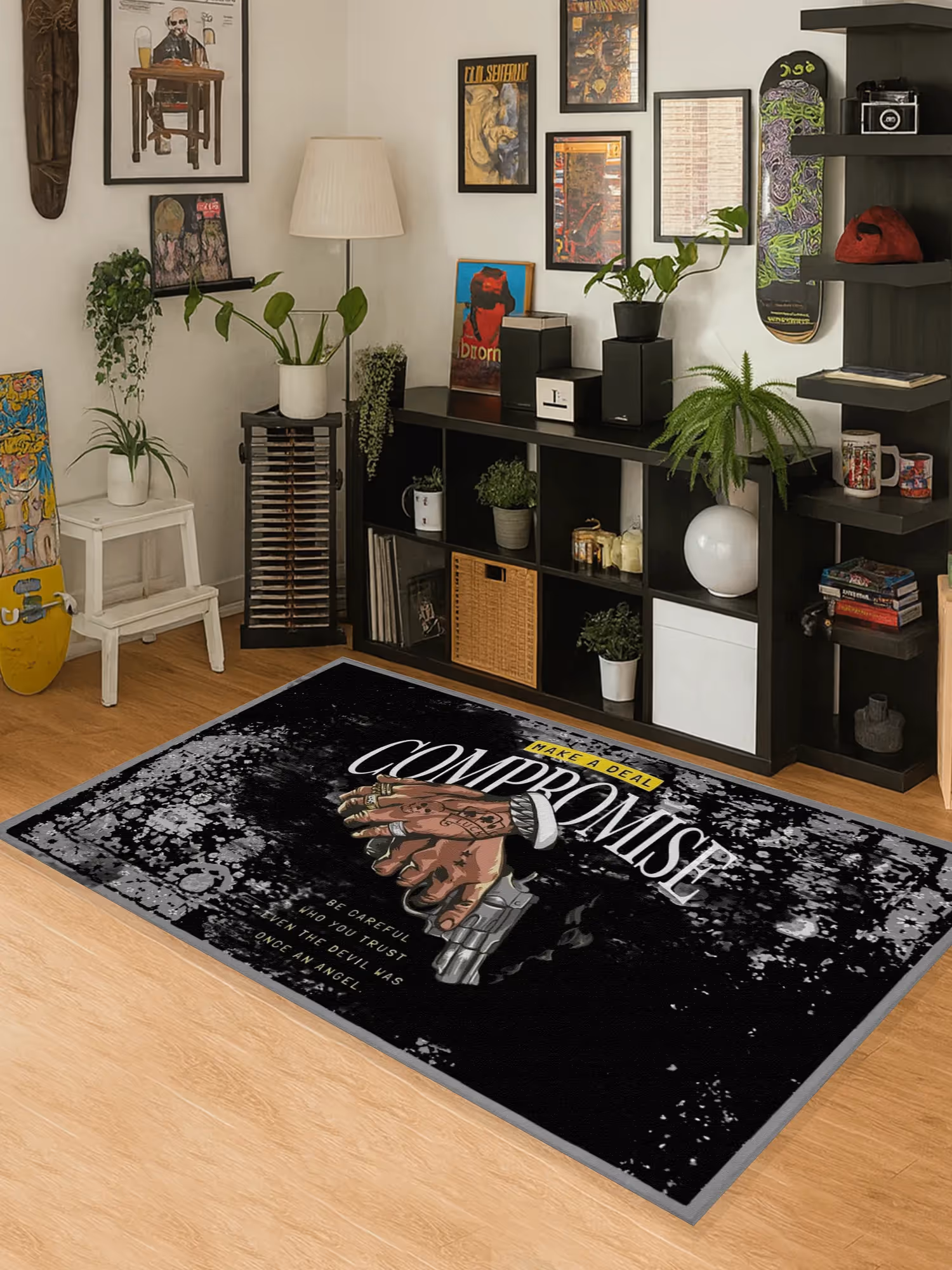 Make A Deal Money Washable Rug image 1