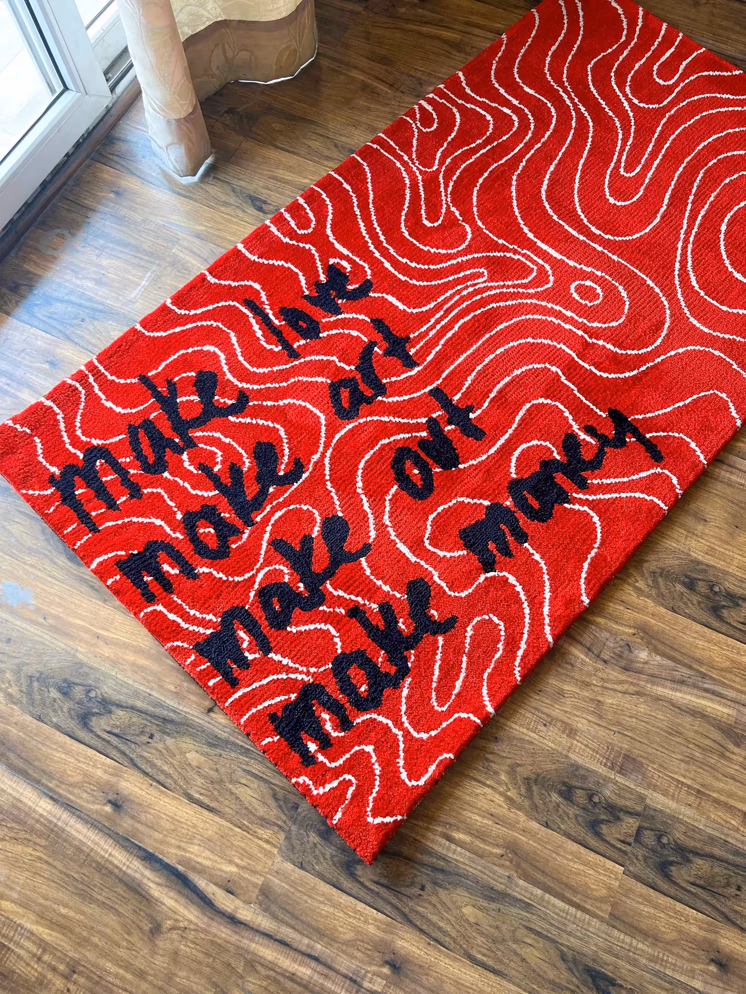 Make Love Make Art Make Out Rug image 3
