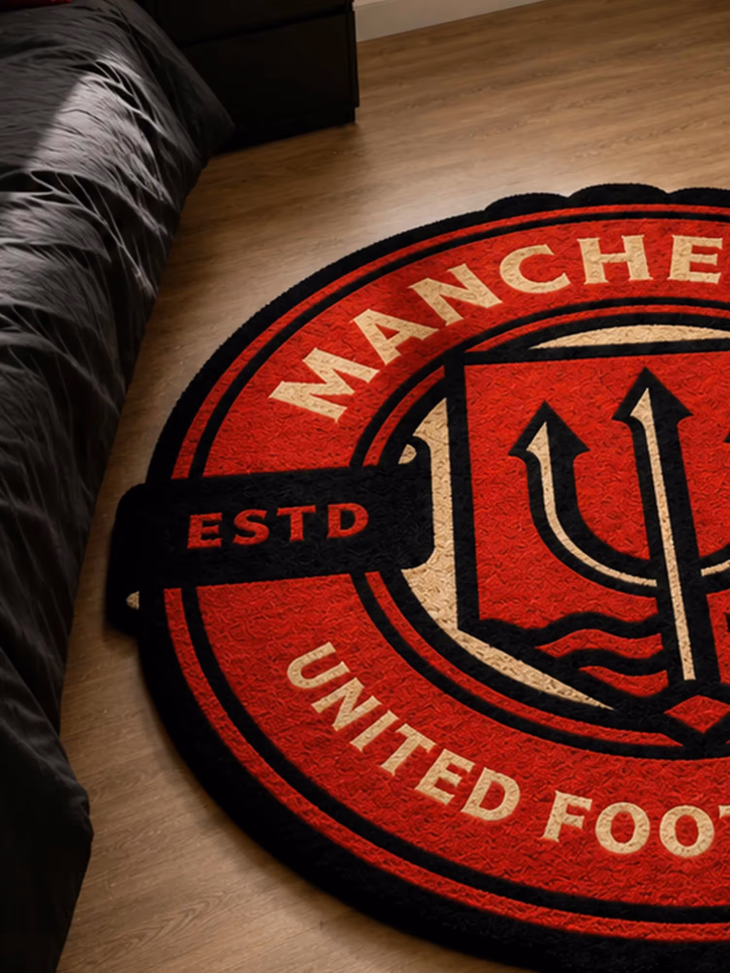 Manchester United Fan Art Hand Tufted Rug image 3