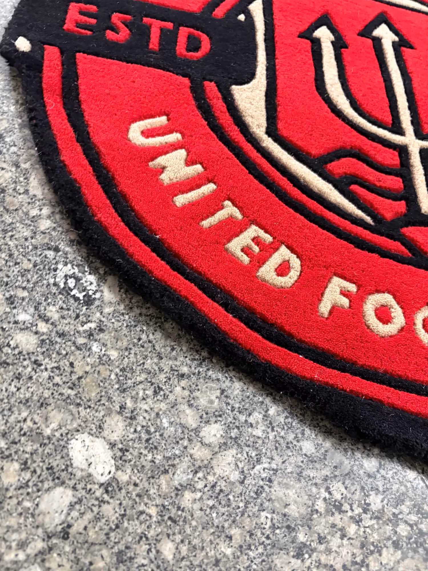 Manchester United Fan Art Hand Tufted Rug image 4
