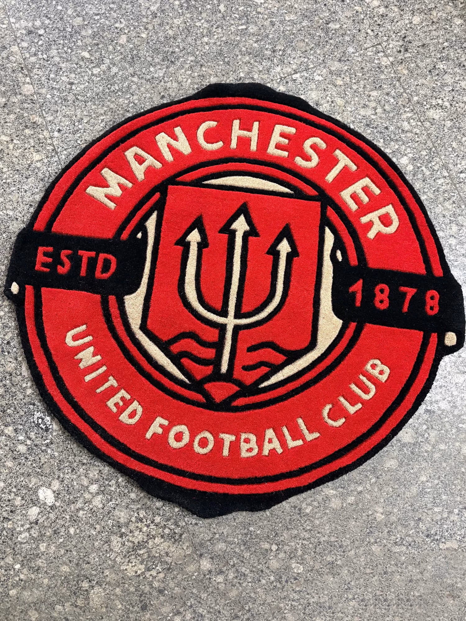 Manchester United Fan Art Hand Tufted Rug image 5