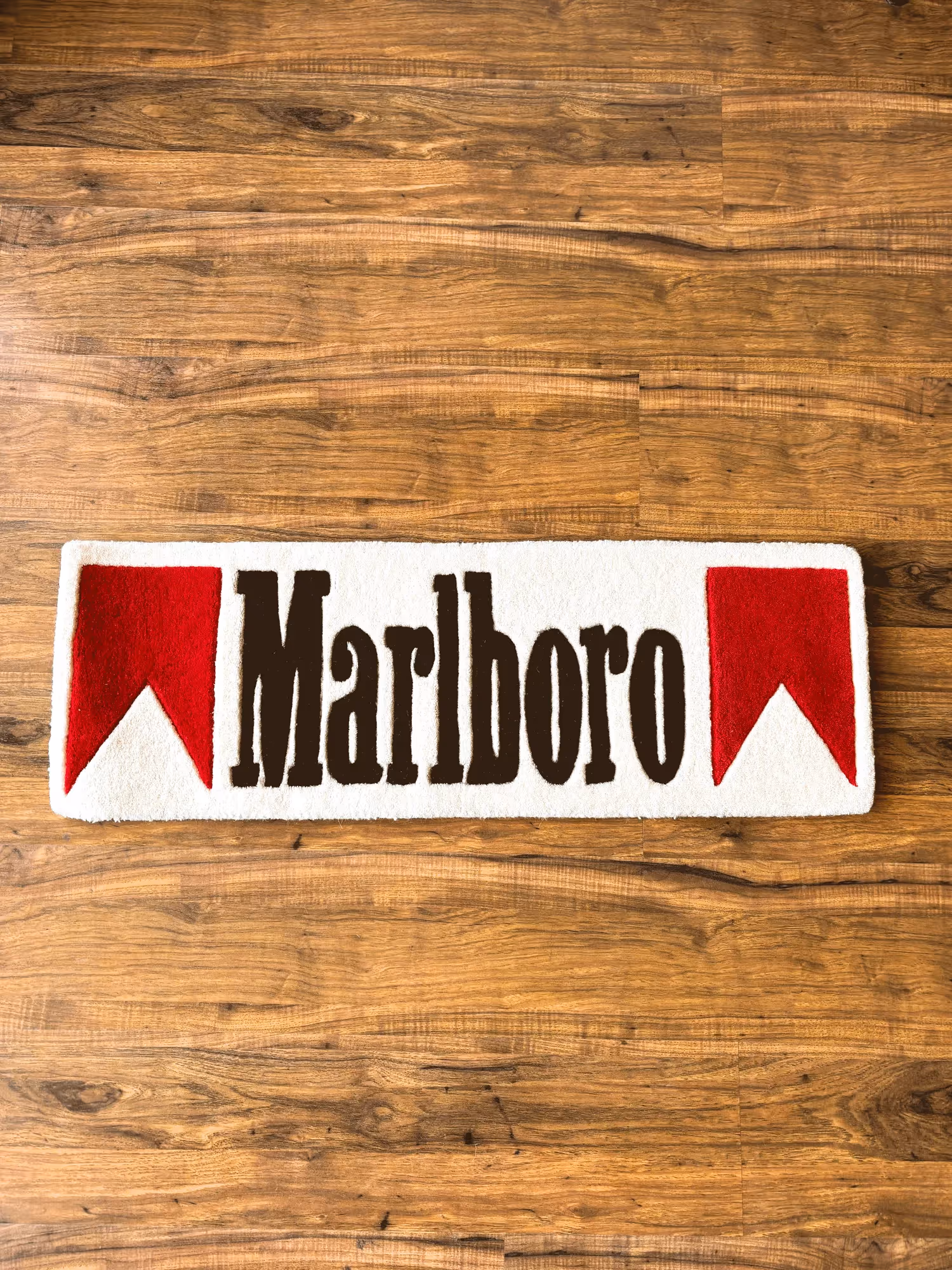 Marlboro Logo Hand-Tufted Rug image 1
