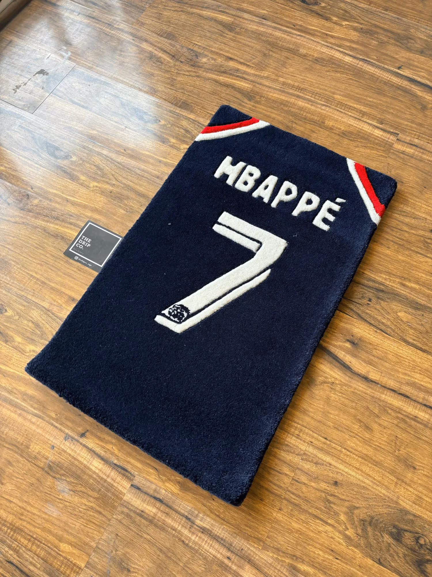 Mbappé PSG Jersey Hand Tufted Rug image 2