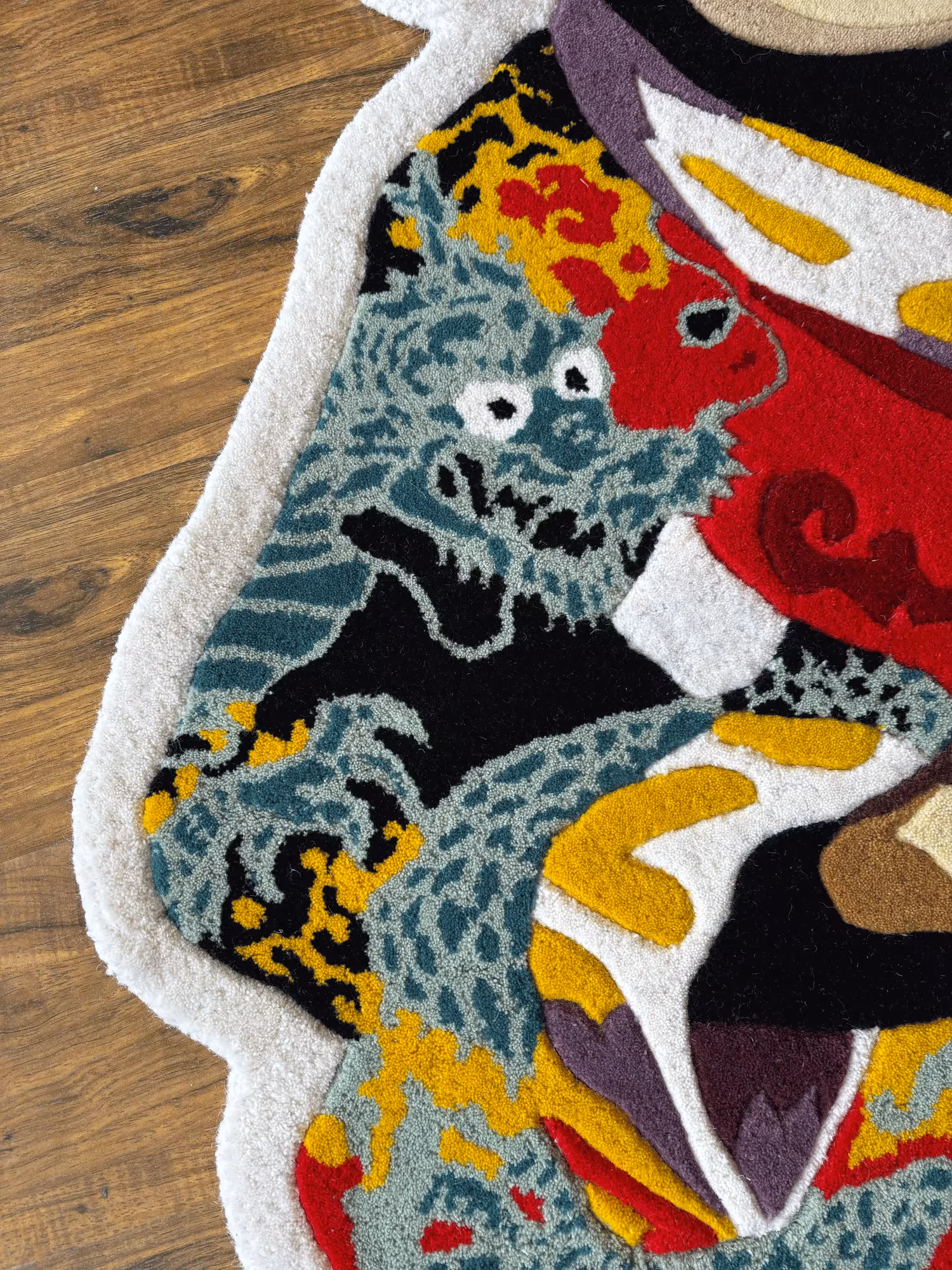 Meditation Monkey Hand Tufted Rug  image 4
