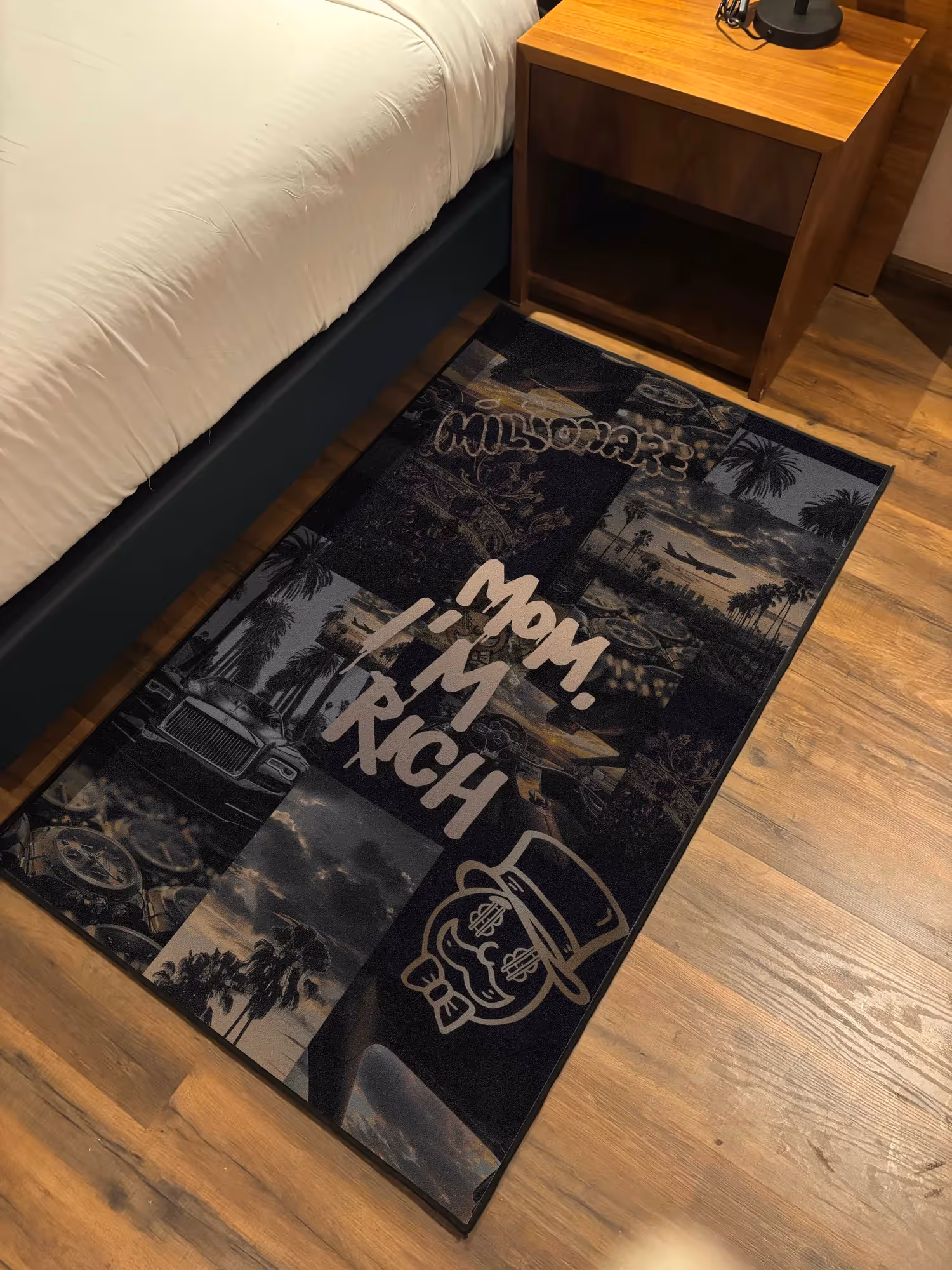 Mom I Am Rich OG Washable Rug image 2
