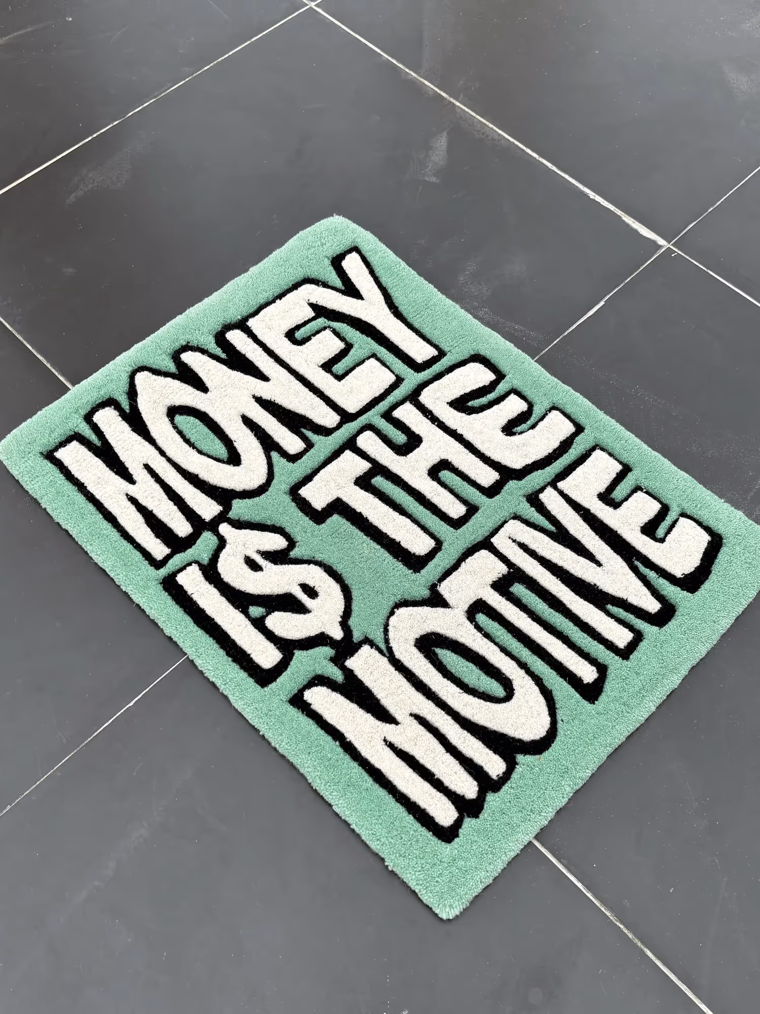 Money Is The Motive Hand Tufted Rug image 3