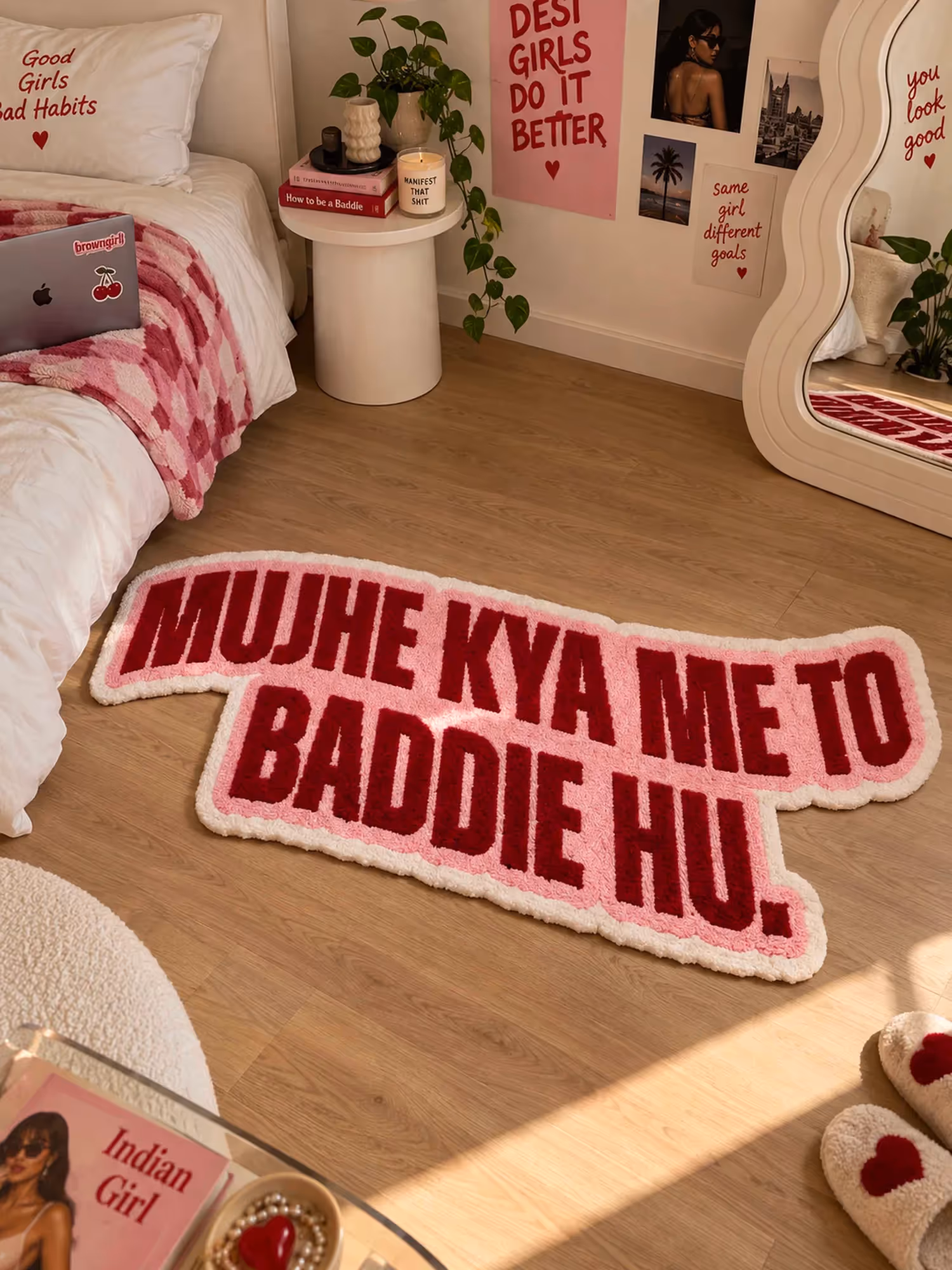 Mujhe Kya Baddie Hand Tufted Rug image 1