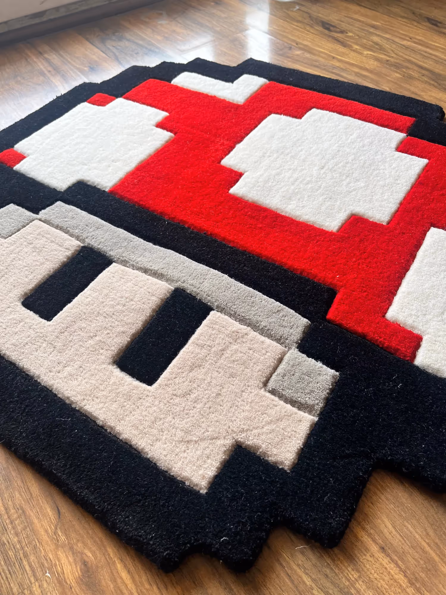 Mushroom Retro Gaming Hand Tufted Rug  image 3