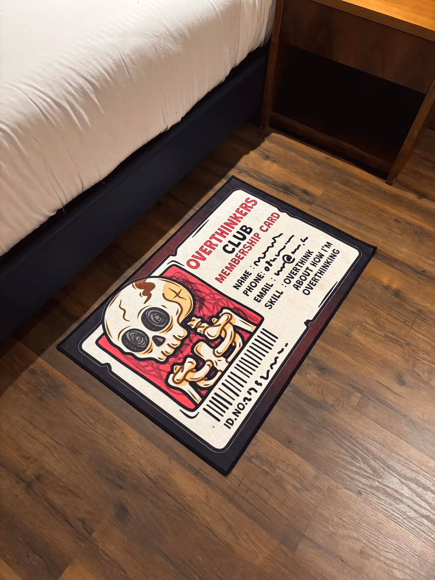 Overthinking Club Washable Rug image 1