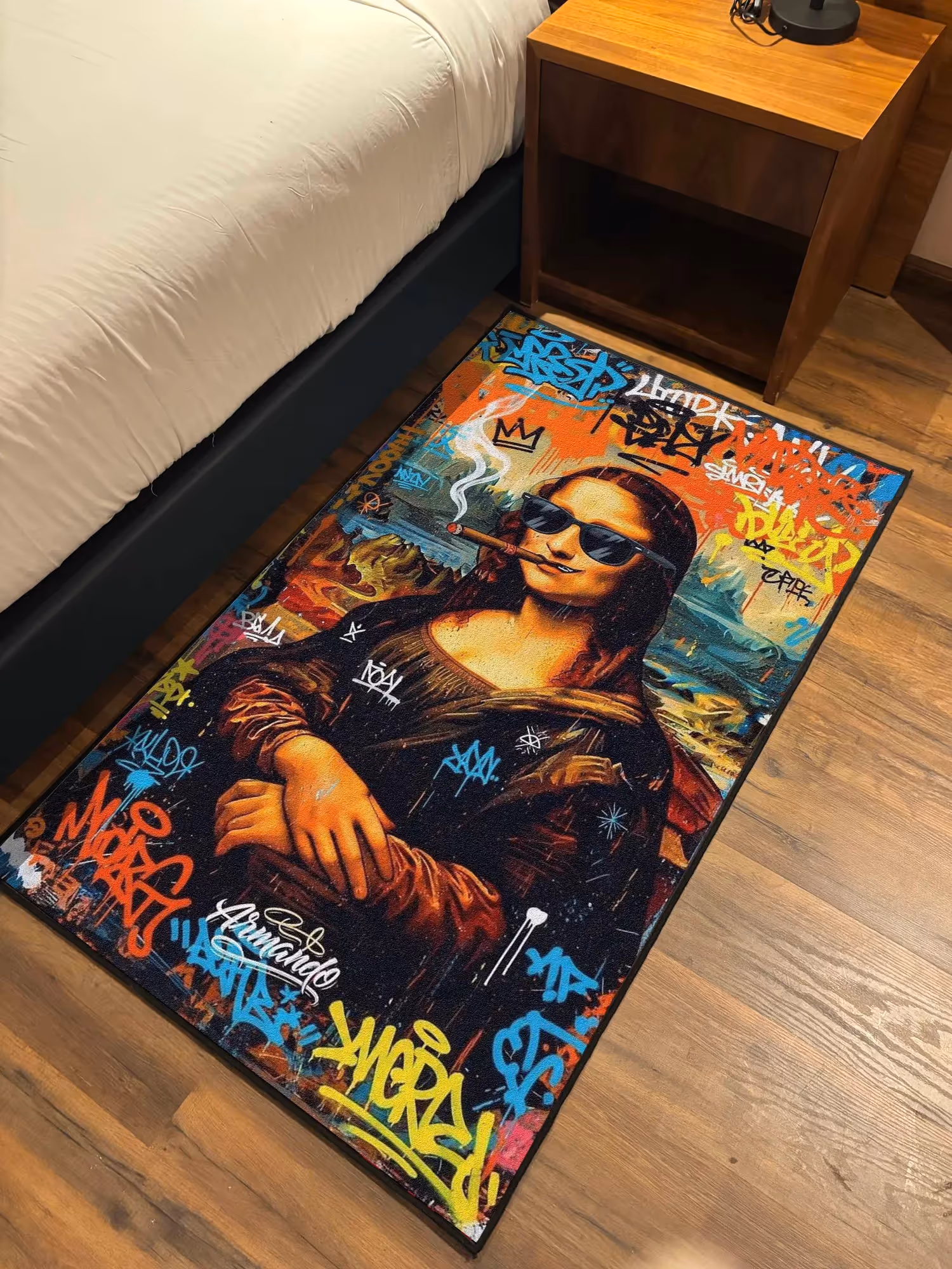 Painting Graffiti Art Washable Rug image 2
