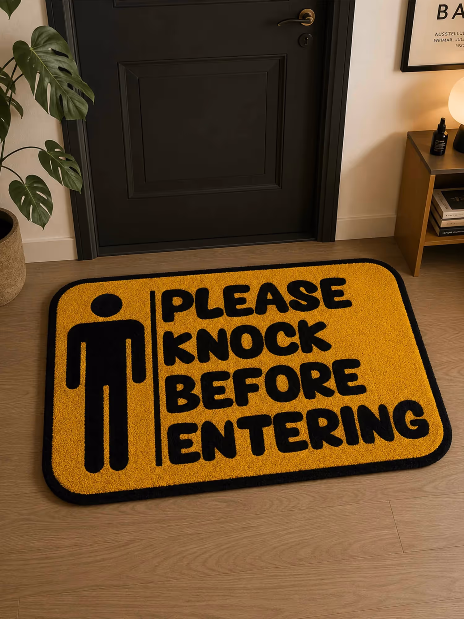 Please Knock Hand Tufted Rug image 1