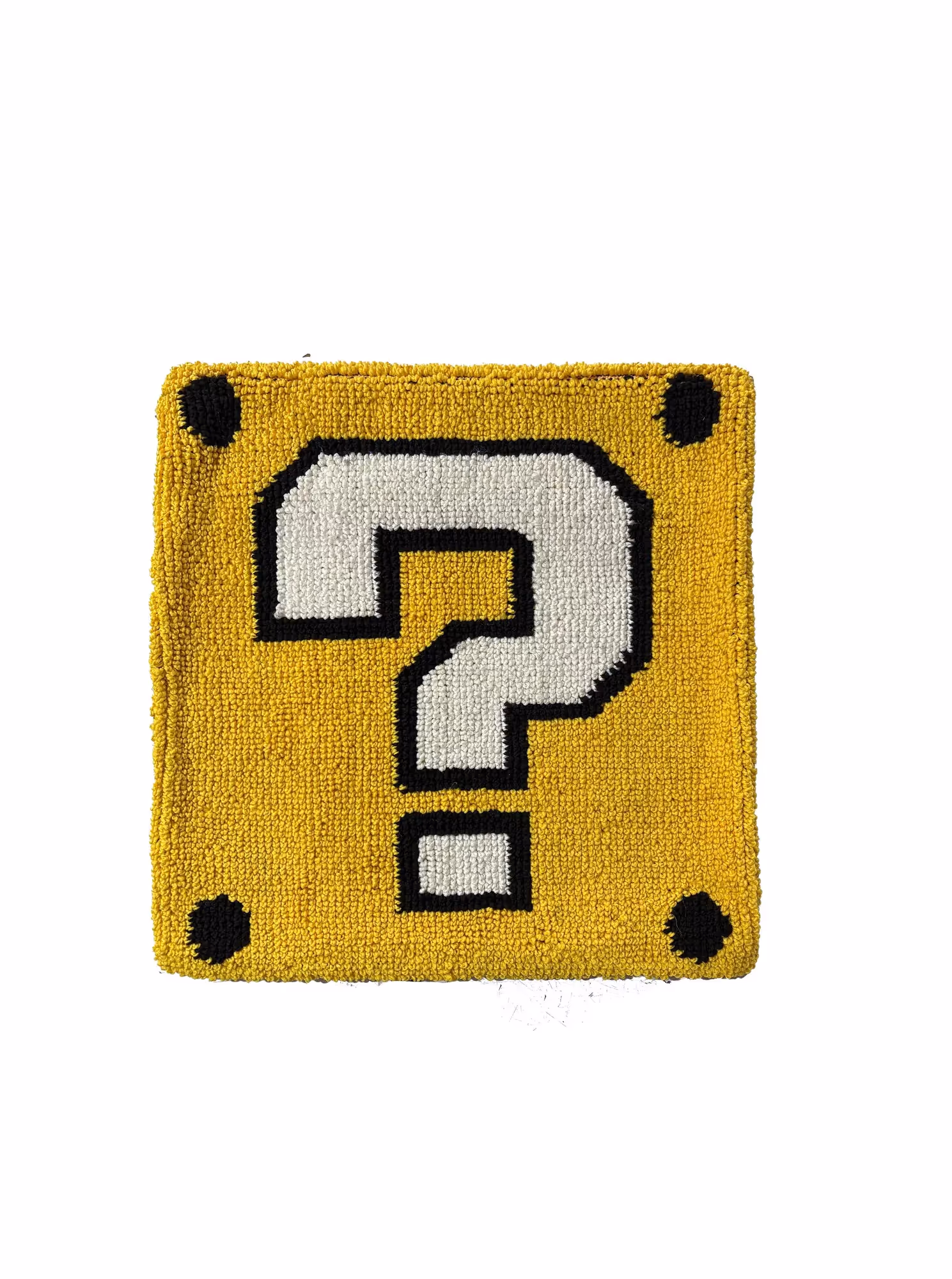 Question Mark Yellow Cushion Cover  image 2