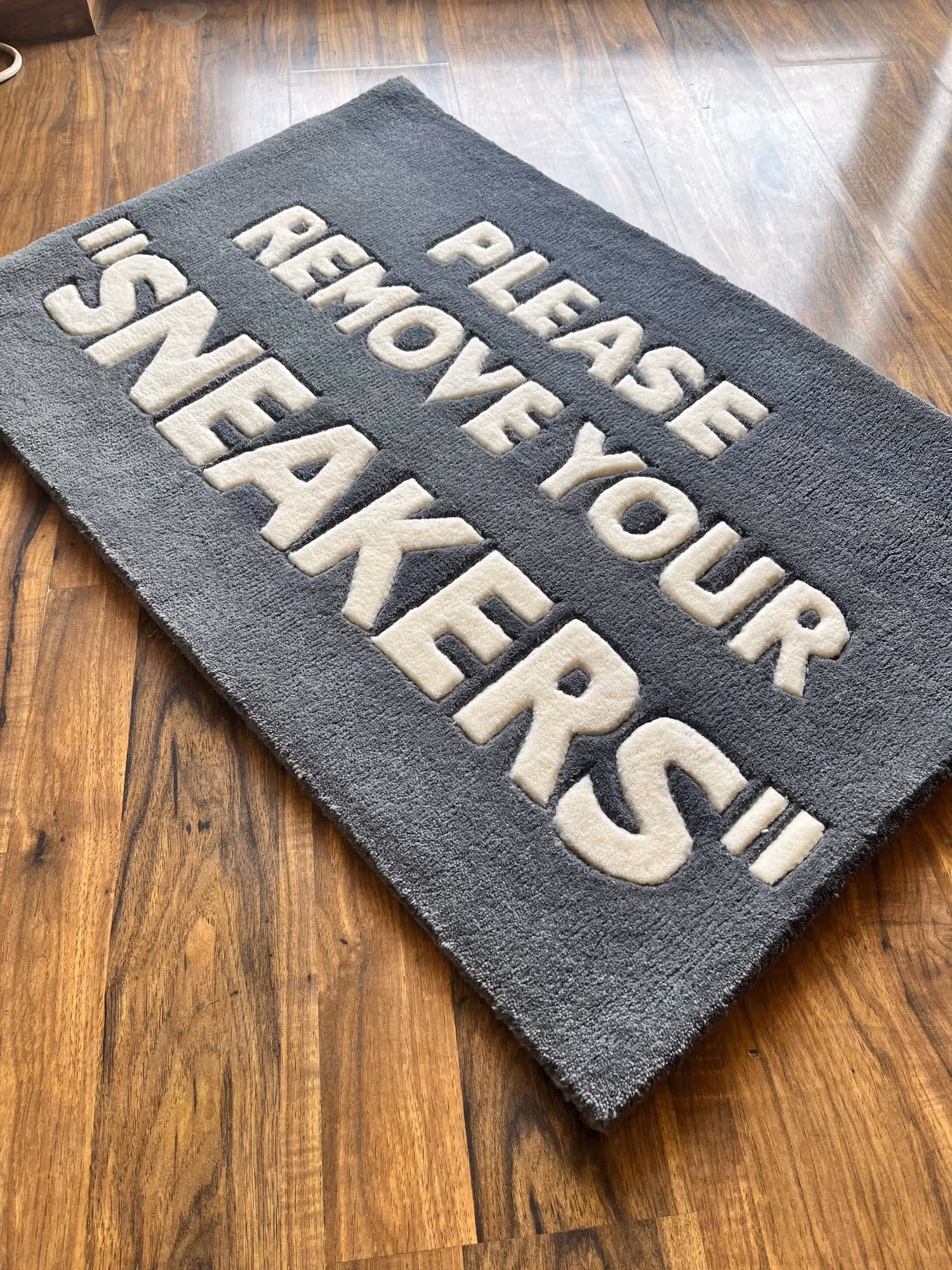 Remove Your Sneakers Hand Tufted Rug  image 2