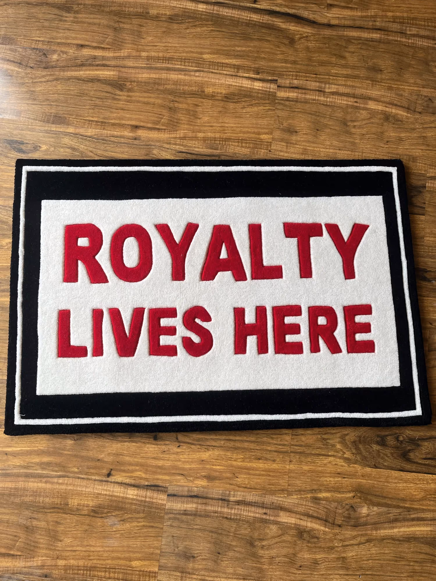 Royalty Lives Here Hand Tufted Rug image 1