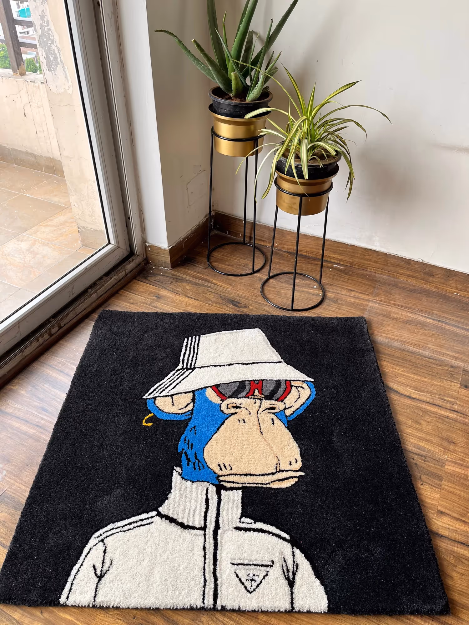 Sad Ape Hand Tufted Rug image 1