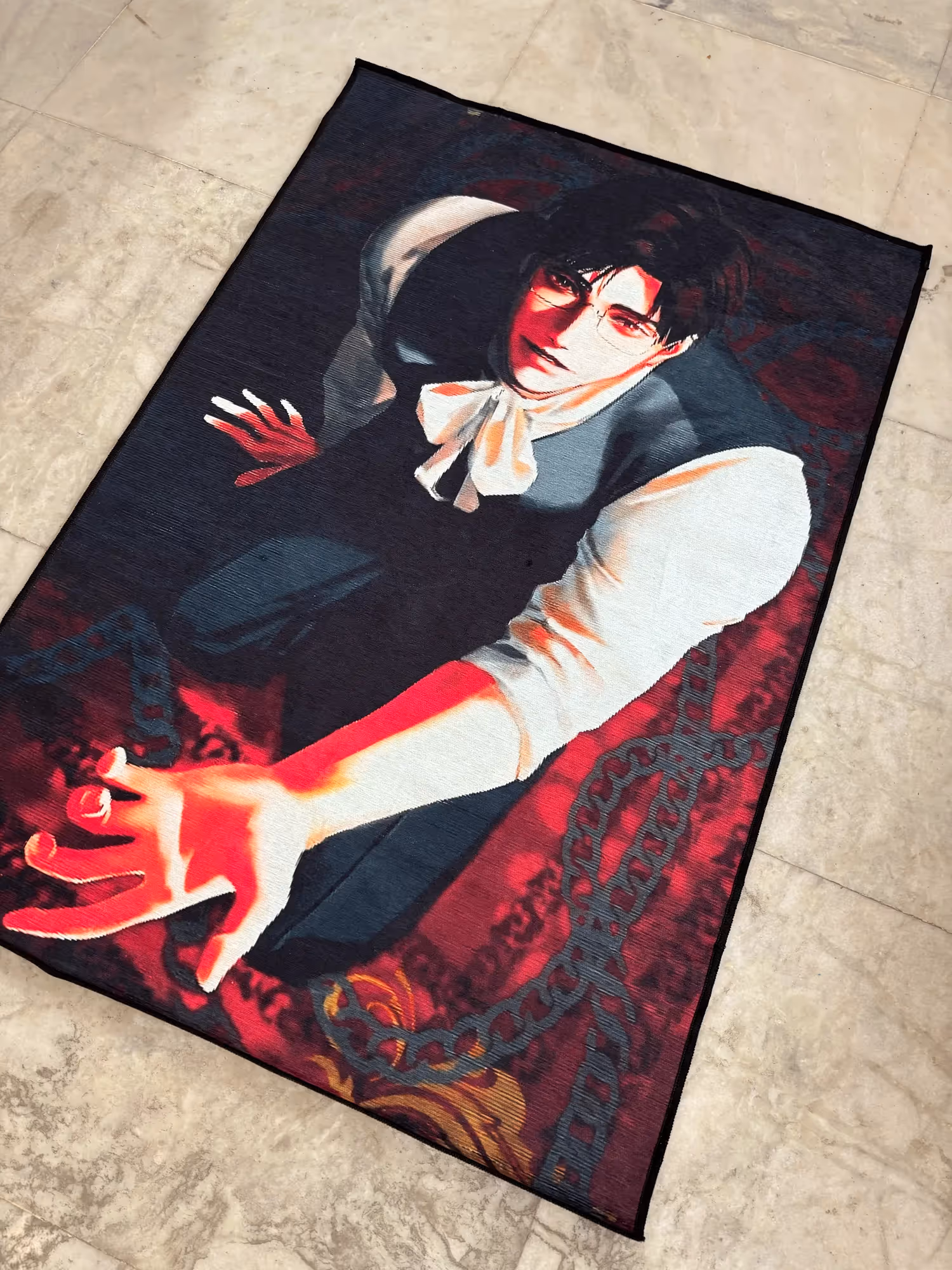 Servant Sitting Printed Rug image 4