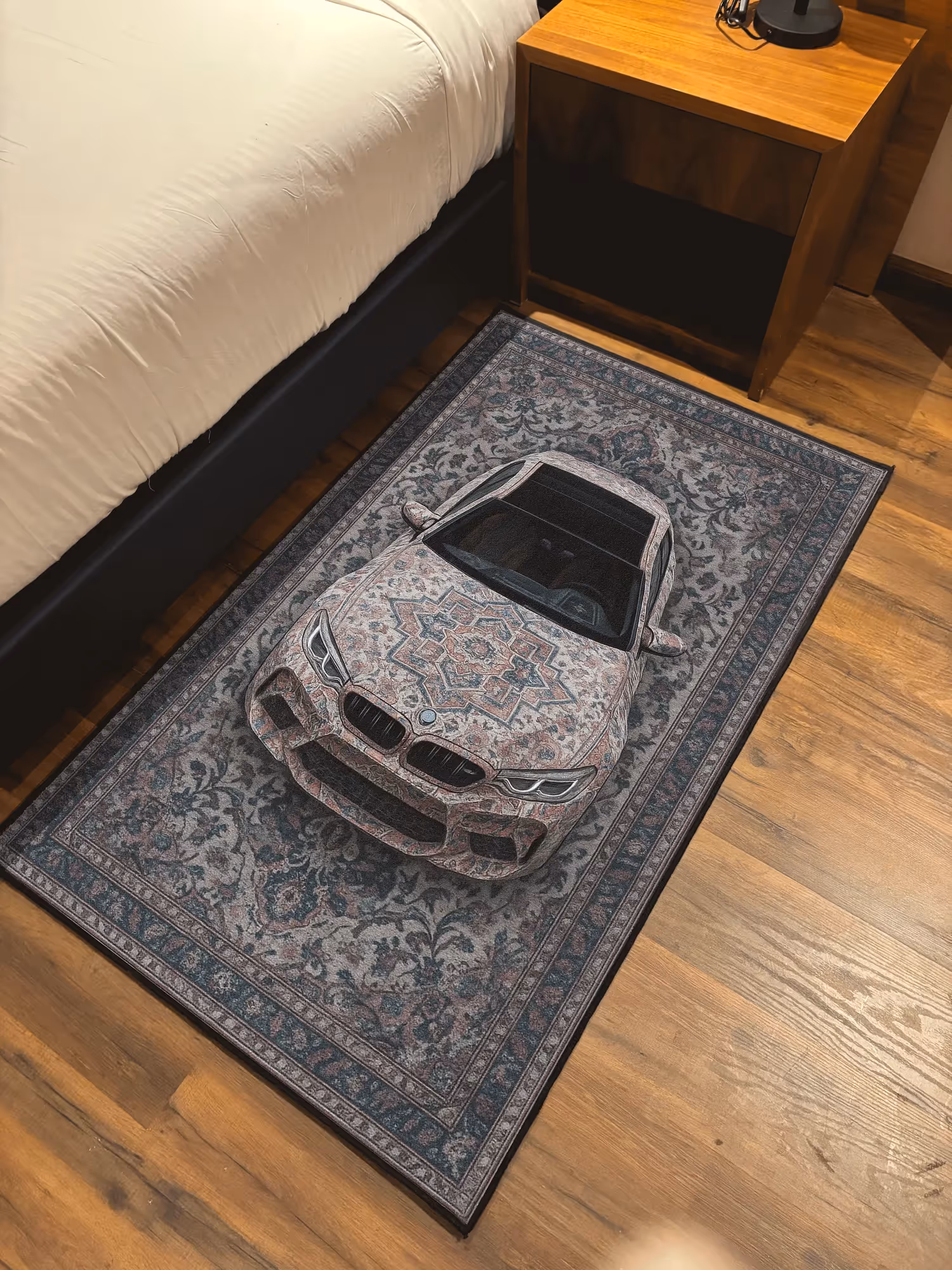 Speed Sports Car Traditional Design Washable Rug image 2