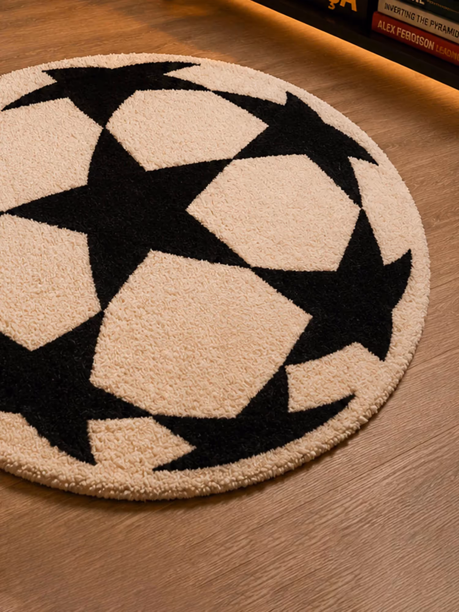 Star Football Hand Tufted Rug image 2