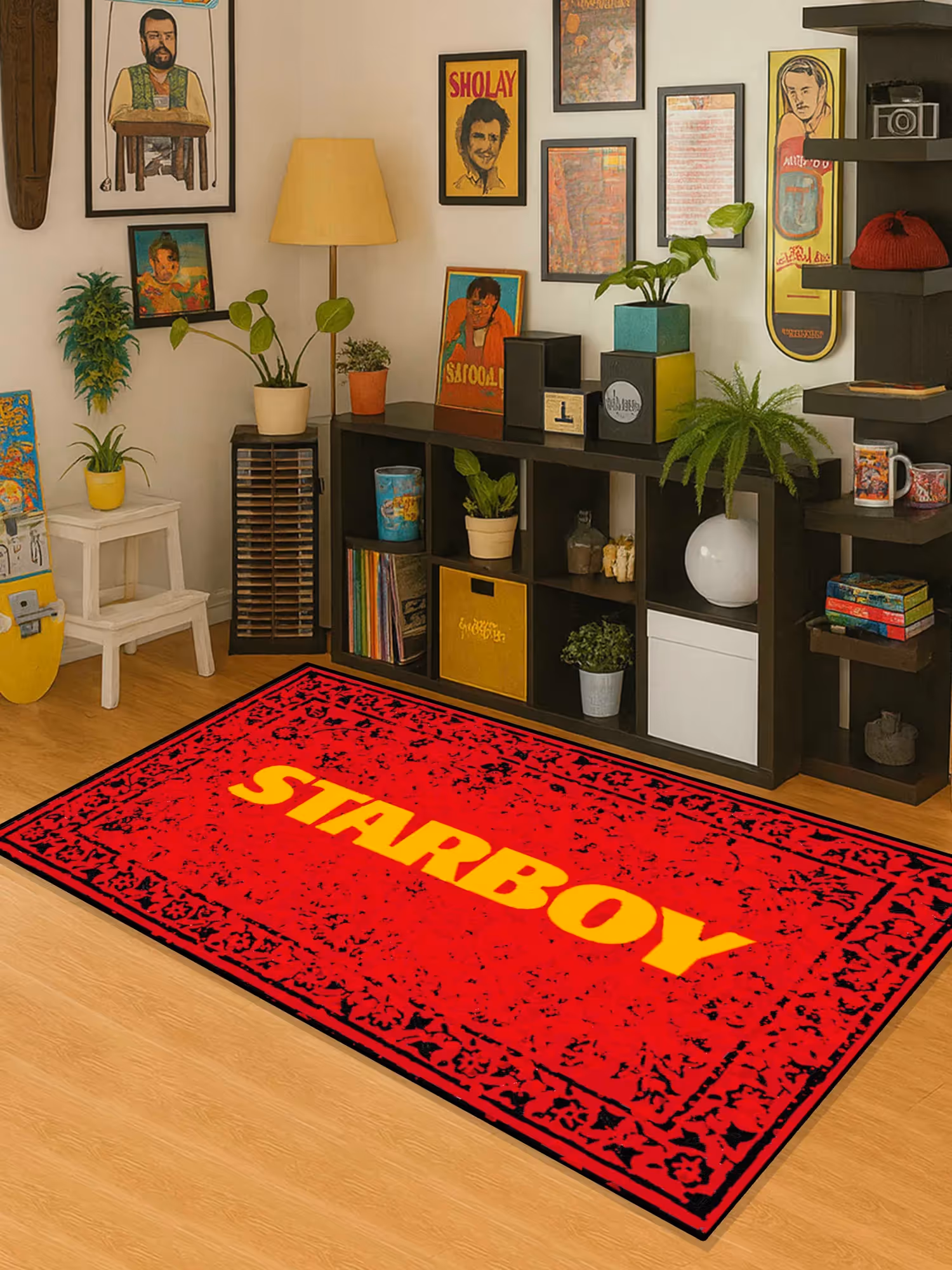 Starboy Traditional Design Washable Rug image 1