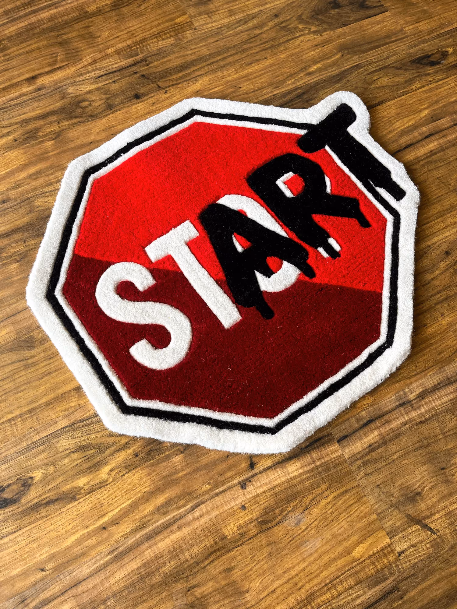 Start Stop Hand Tufted Rug  image 3