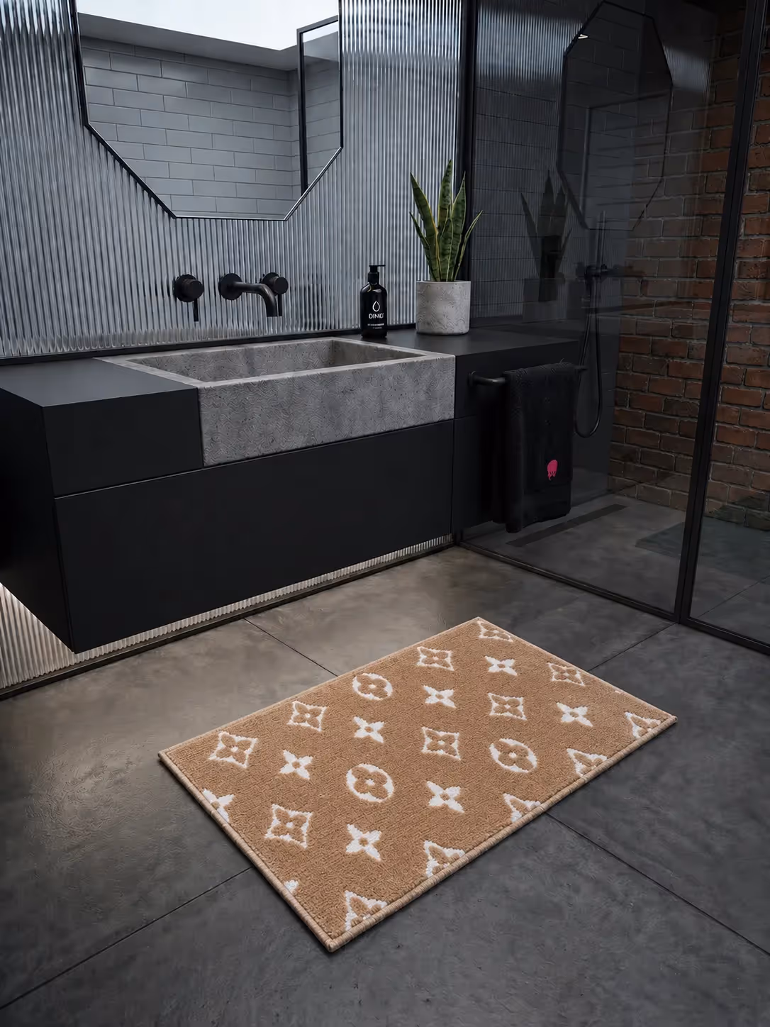 Sup Beige Bath Mat image 1
