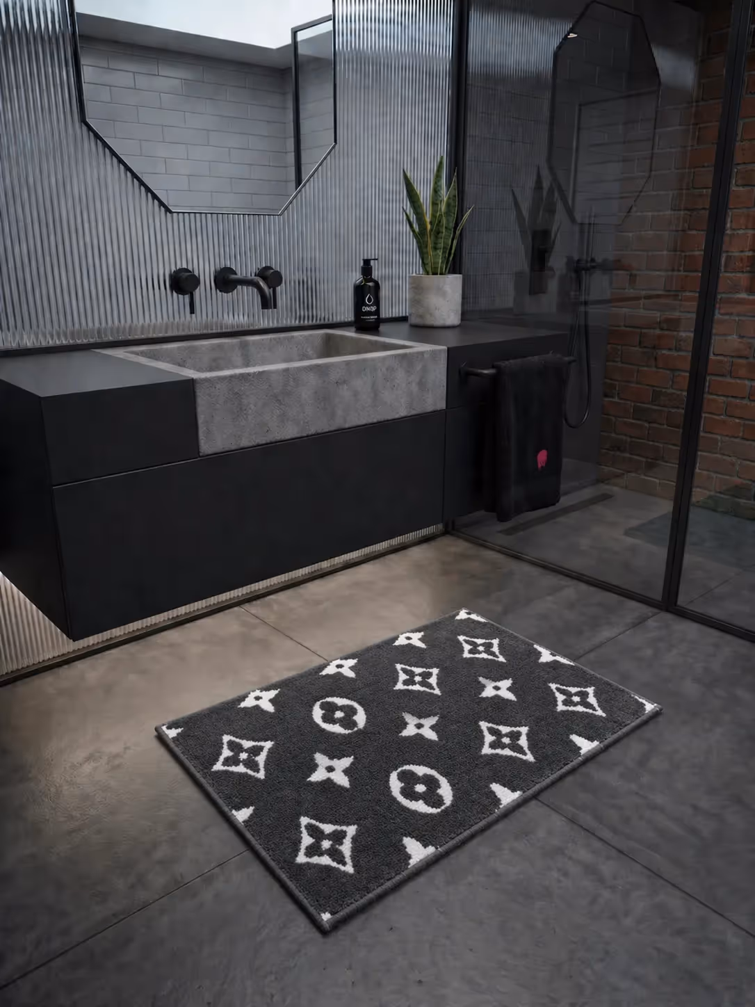 Sup Grey Bath Mat image 1