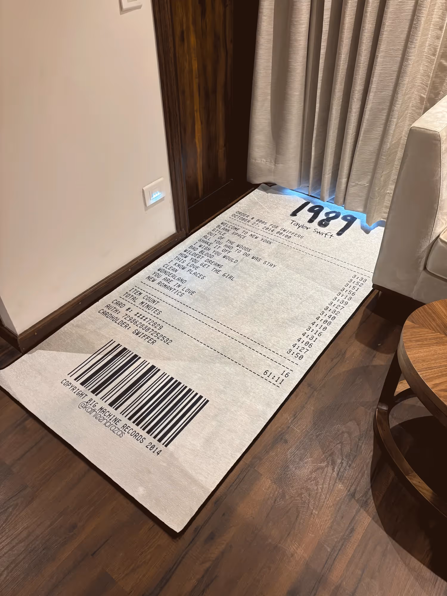 Swift Music Album Washable Rug image 3