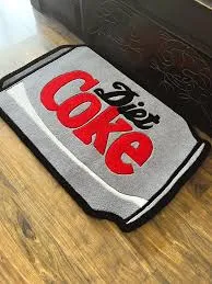 Diet Coke Can Hand Tuffed Rug