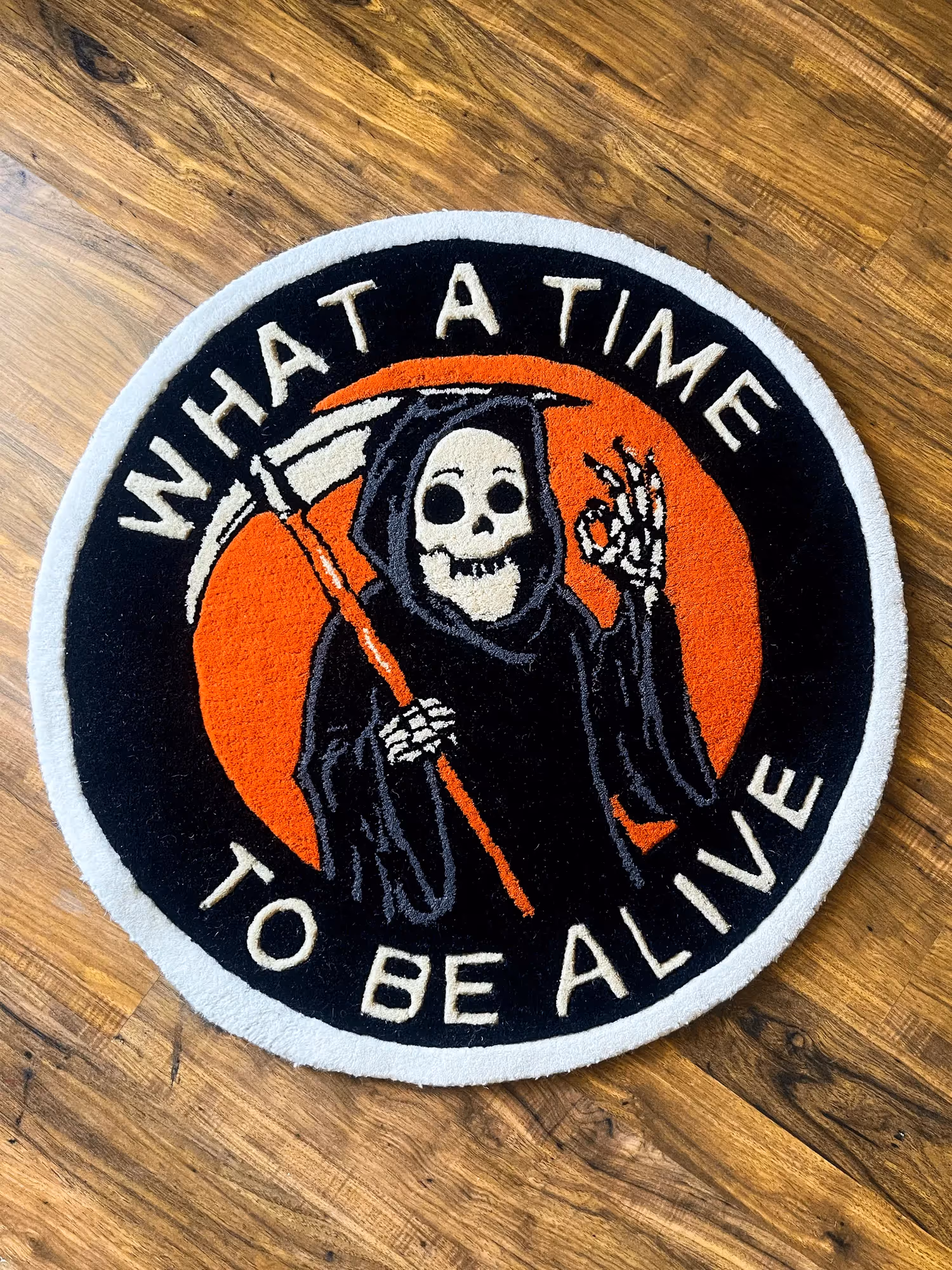 Time To Be Alive Hand Tufted Rug image 1